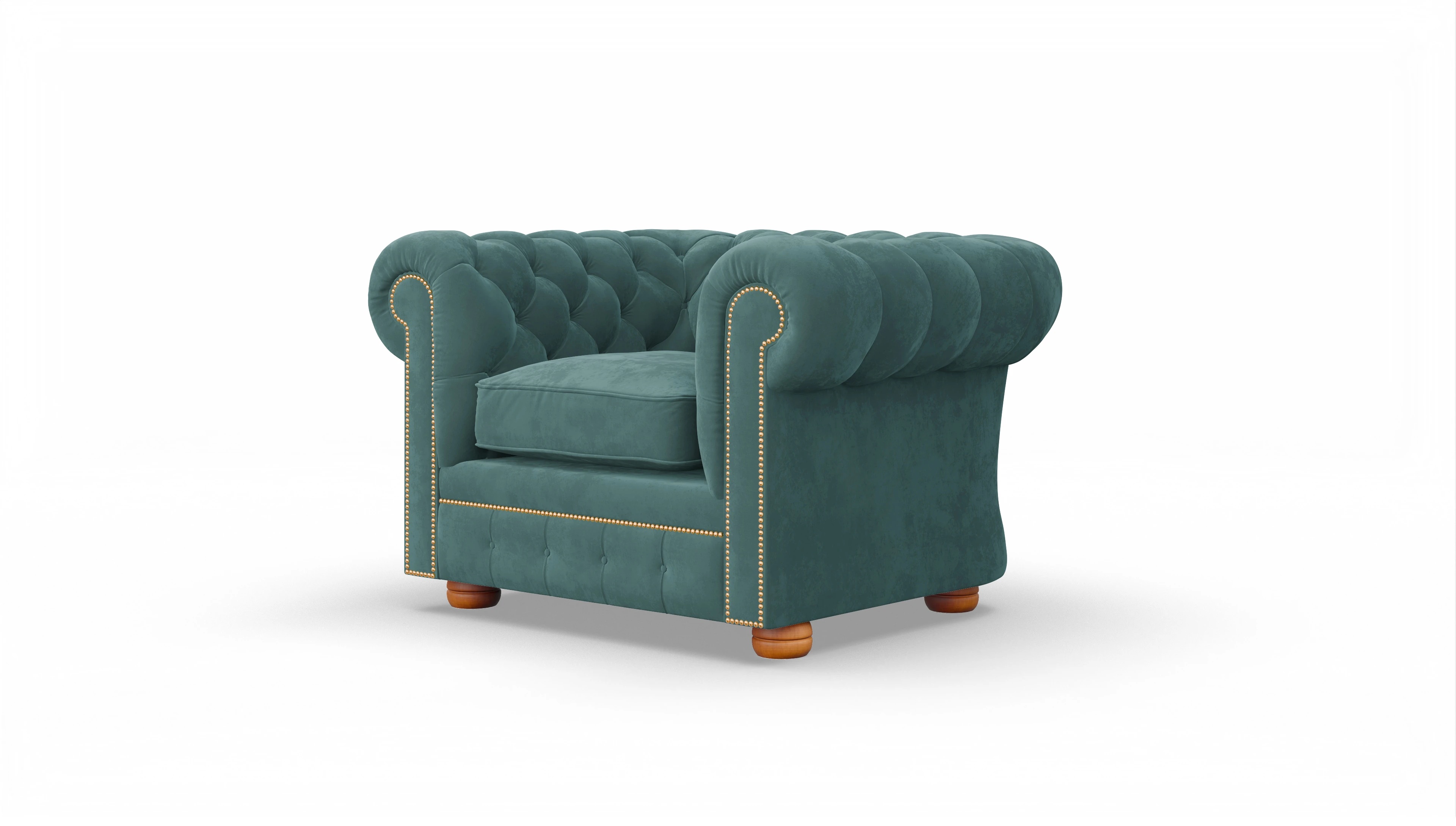 Ansicht des Produktes William Sessel in Samt blau