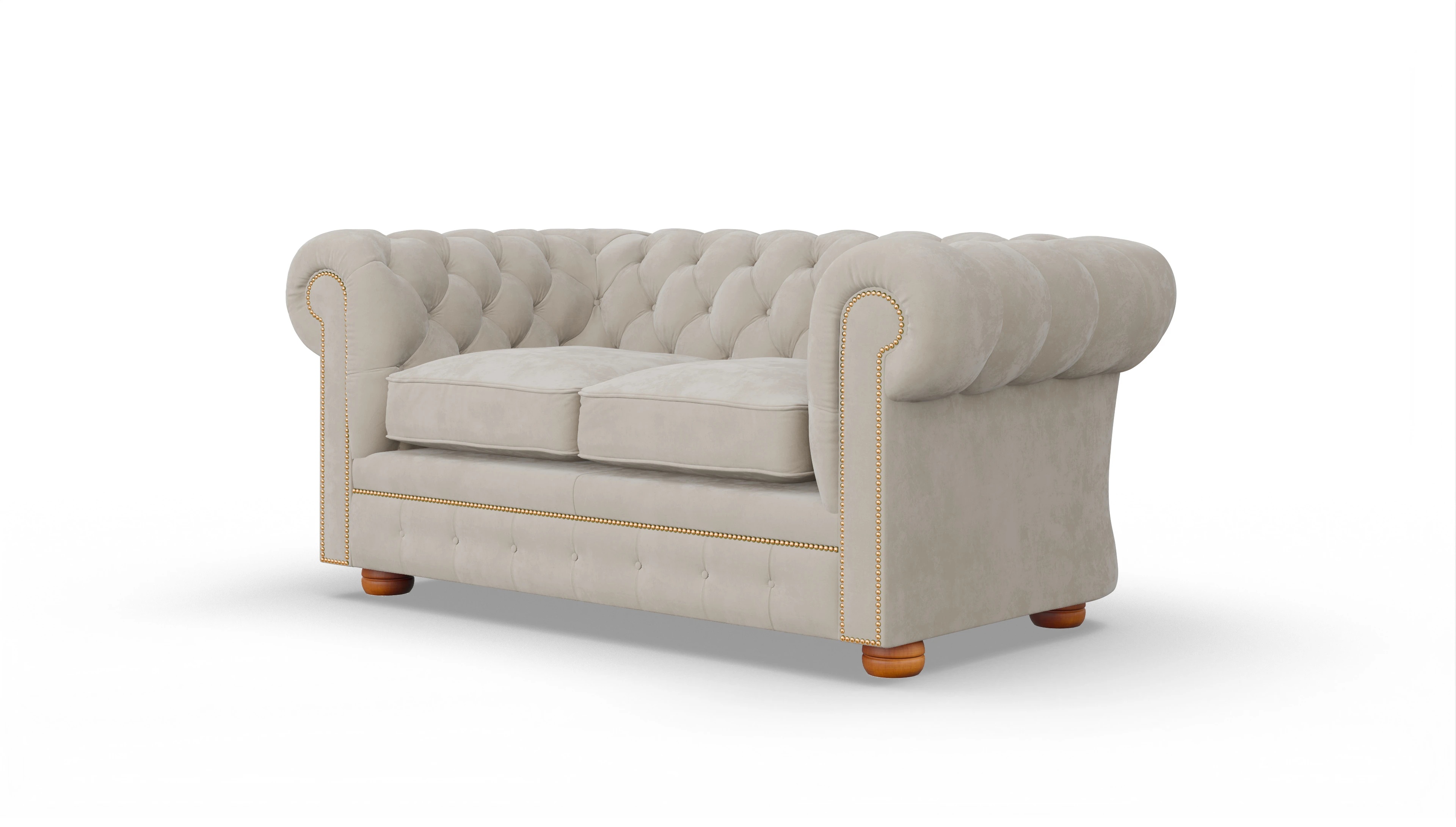 Ansicht des Produktes William 2-Sitzer in Samt beige