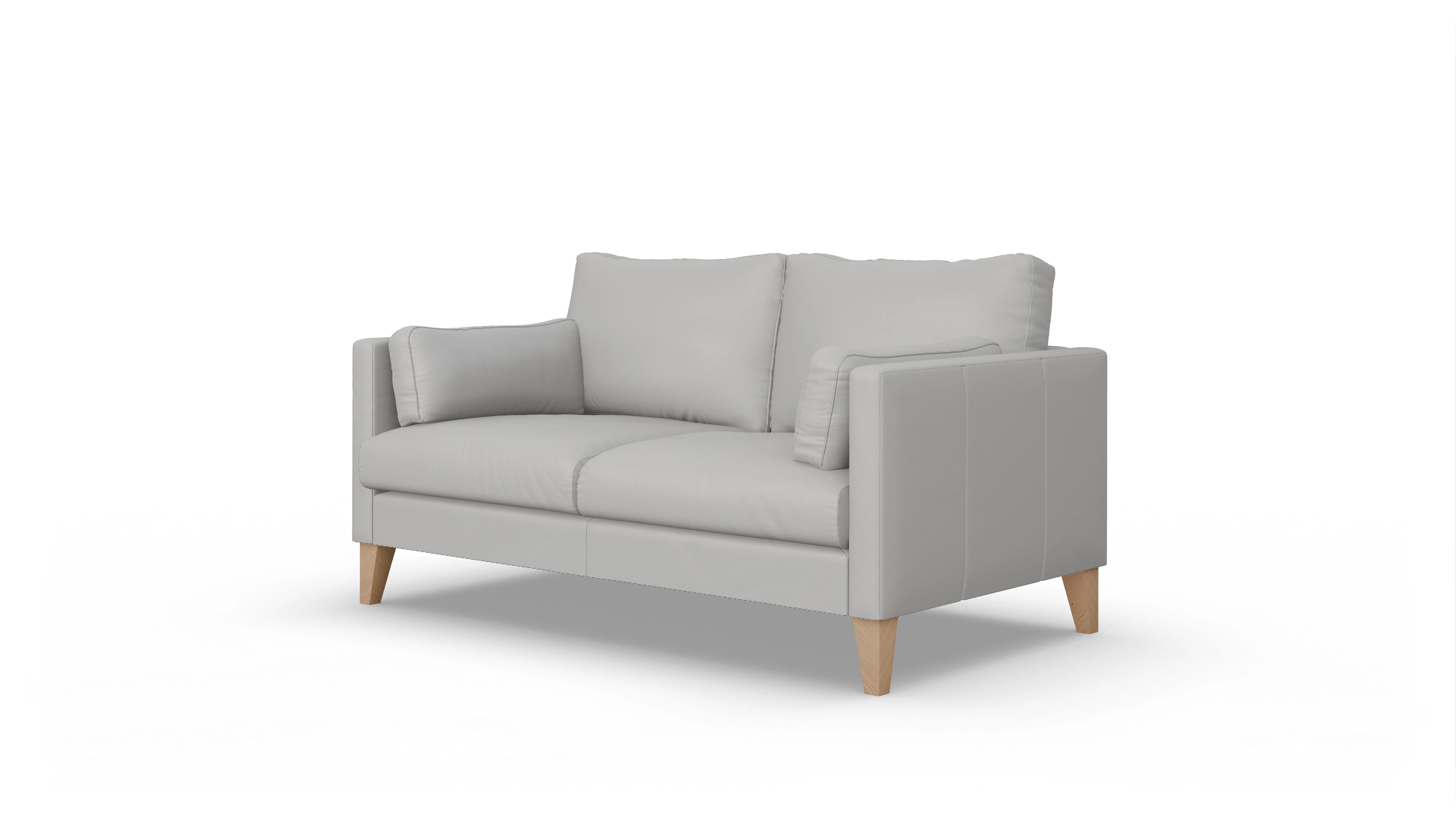 Ansicht des Produktes Jensen 2-Sitzer in Leder weiß