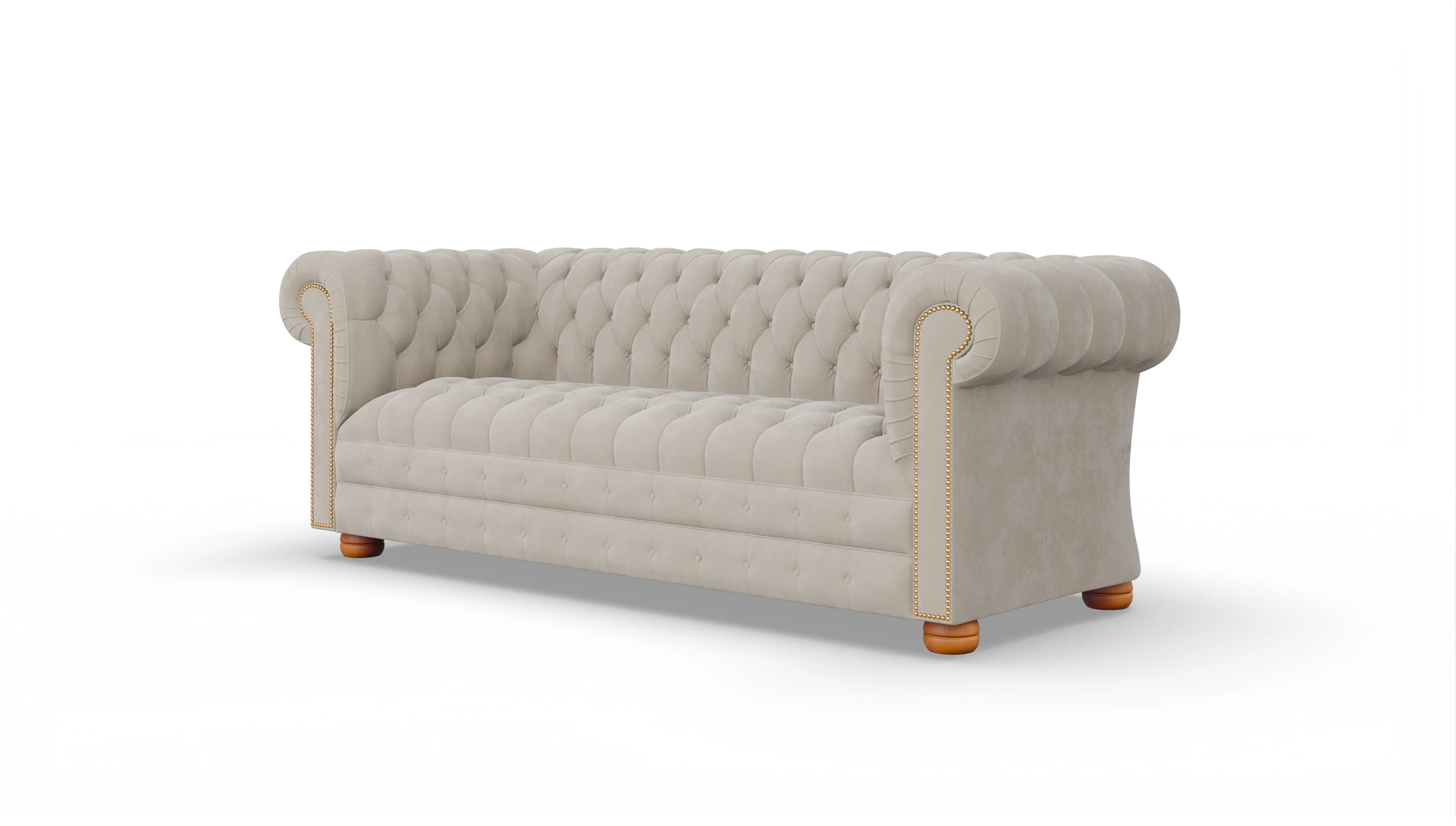 Ansicht des Produktes Osmond 3-Sitzer in Samt beige