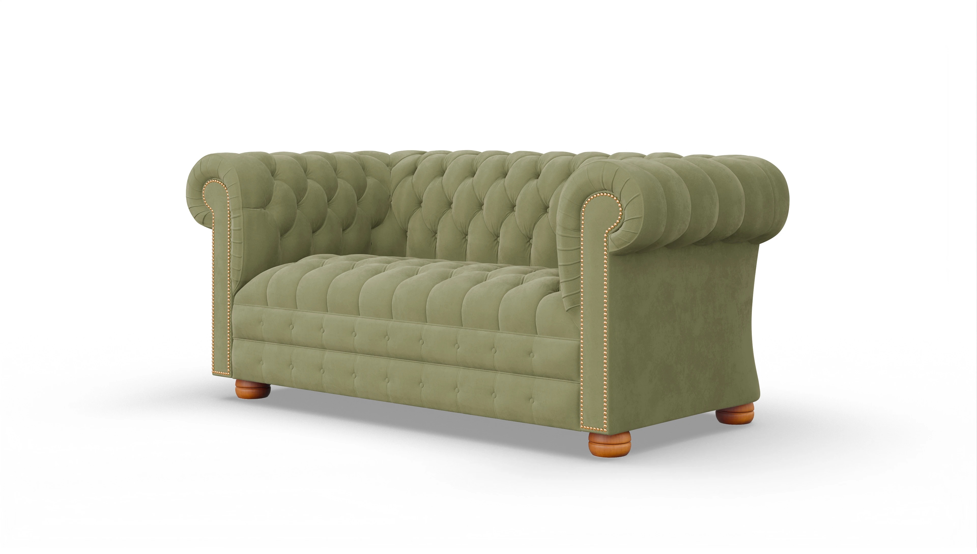 Ansicht des Produktes Osmond 2-Sitzer in Samt grün