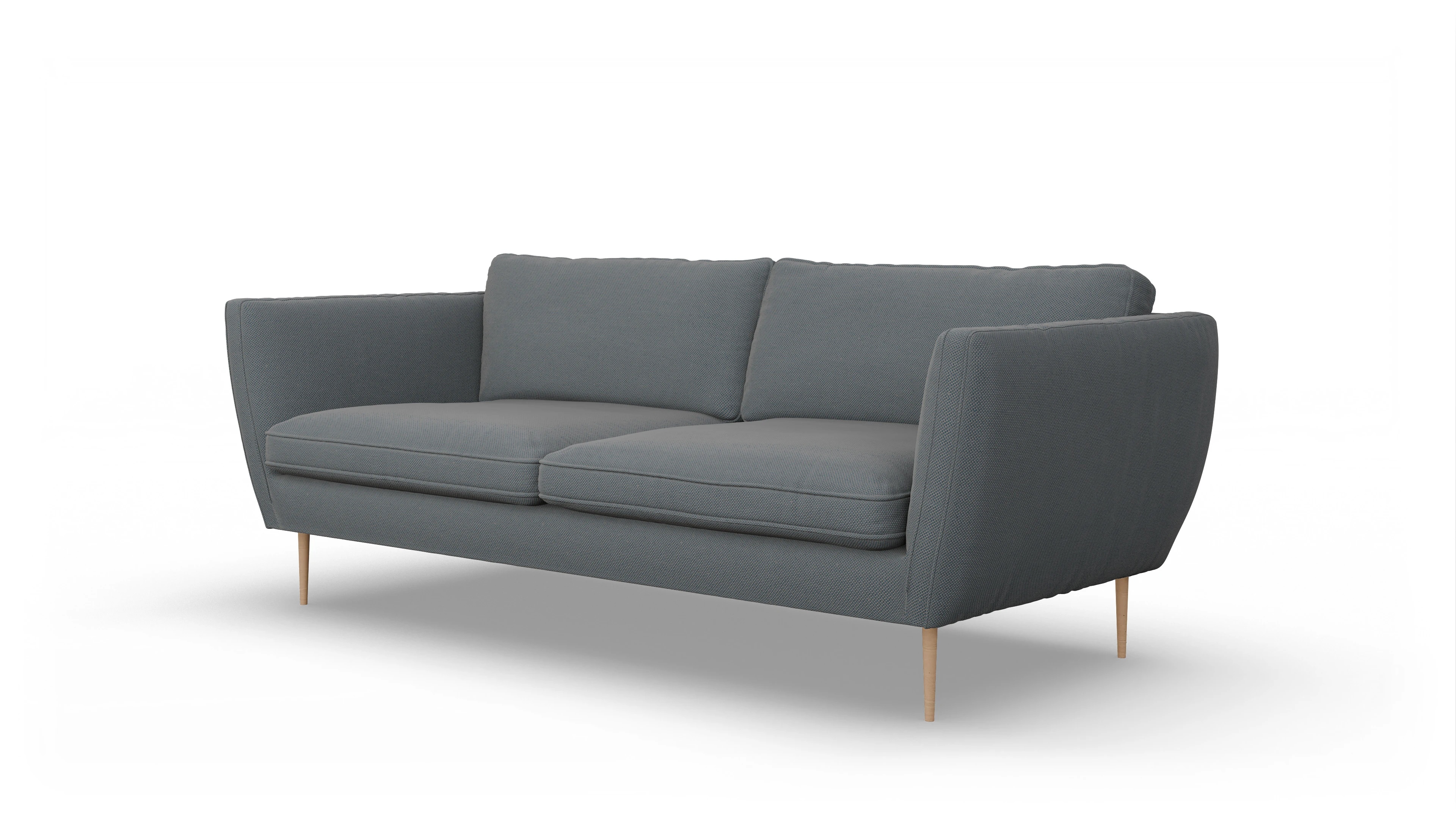 Ansicht des Produktes Karlsen 3-Sitzer in Stoff blau