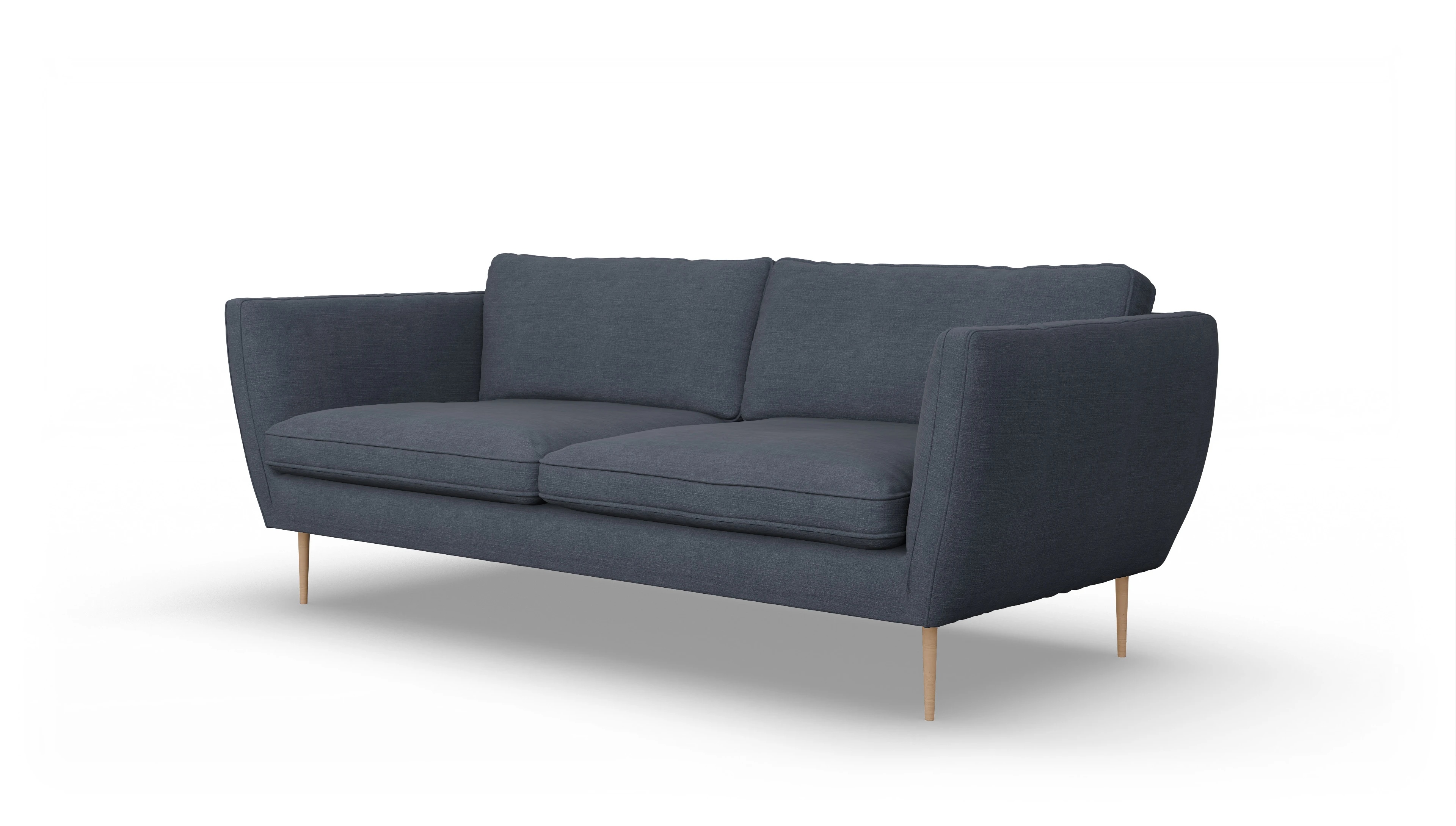 Ansicht des Produktes Karlsen 3-Sitzer in Stoff blau