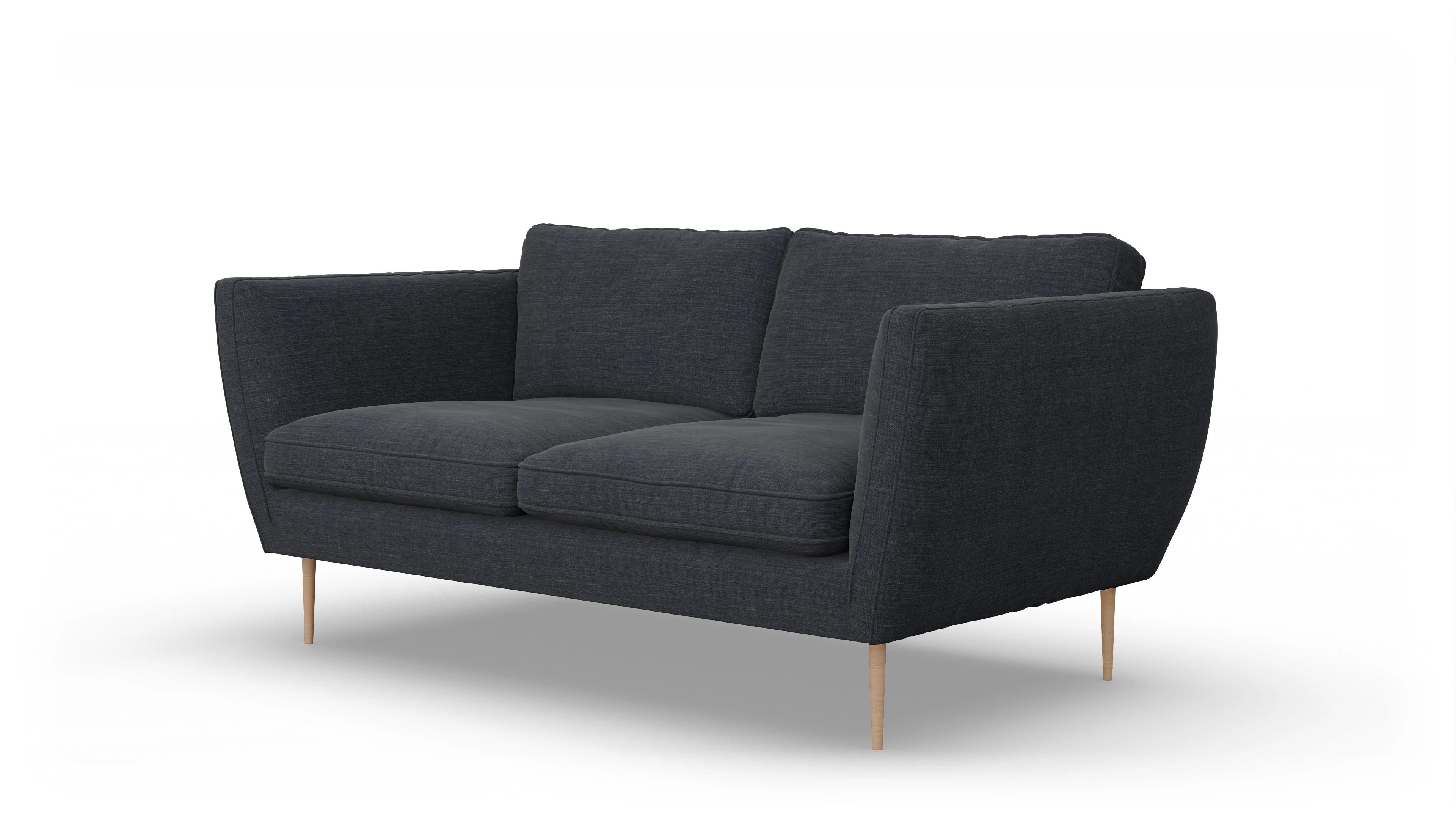 Ansicht des Produktes Karlsen 2-Sitzer in Stoff blau