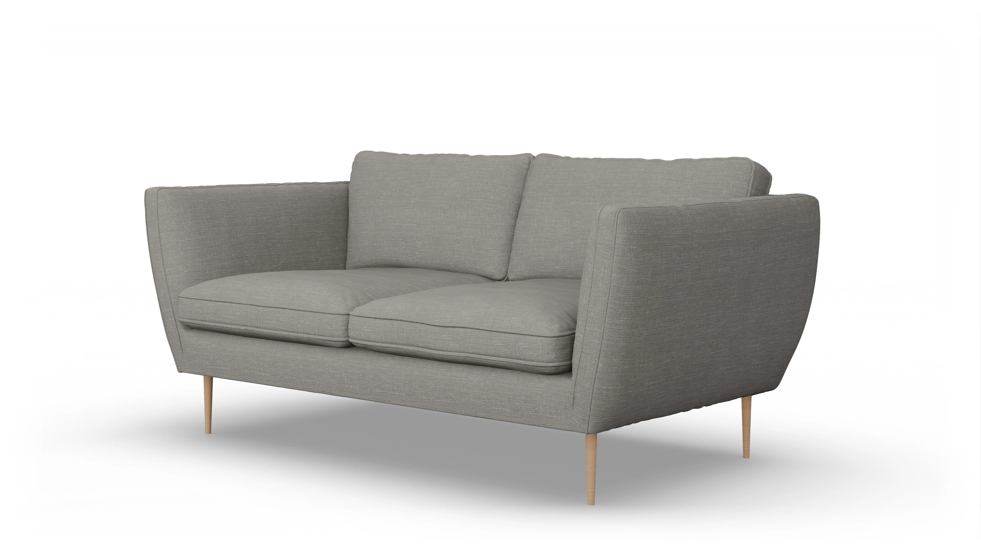 Ansicht des Produktes Karlsen 2-Sitzer in Stoff grau