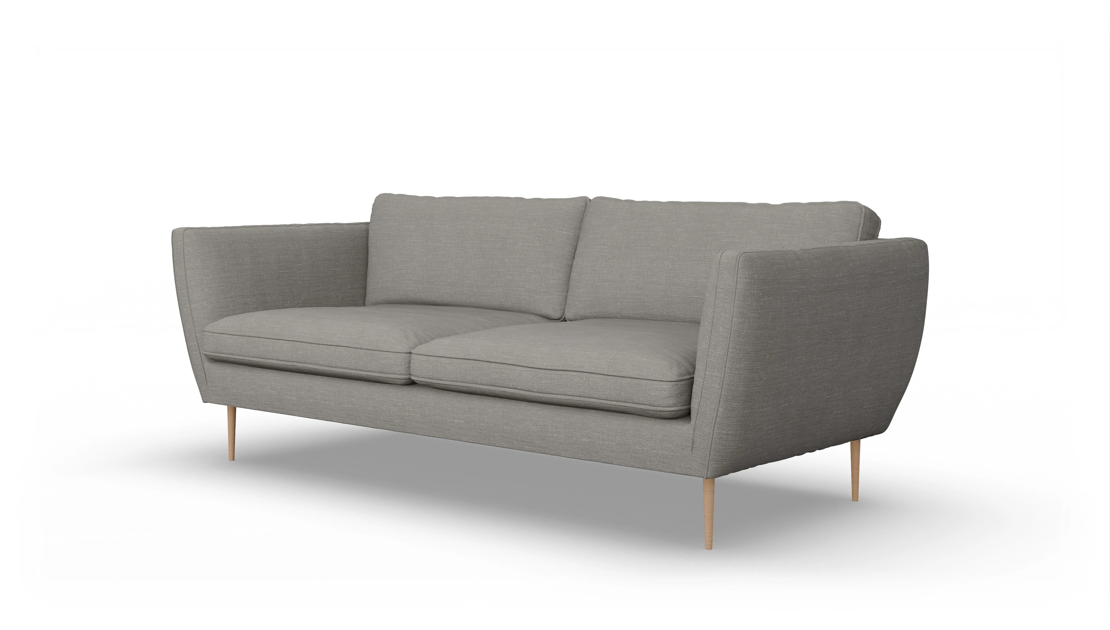 Ansicht des Produktes Karlsen 3-Sitzer in Stoff grau