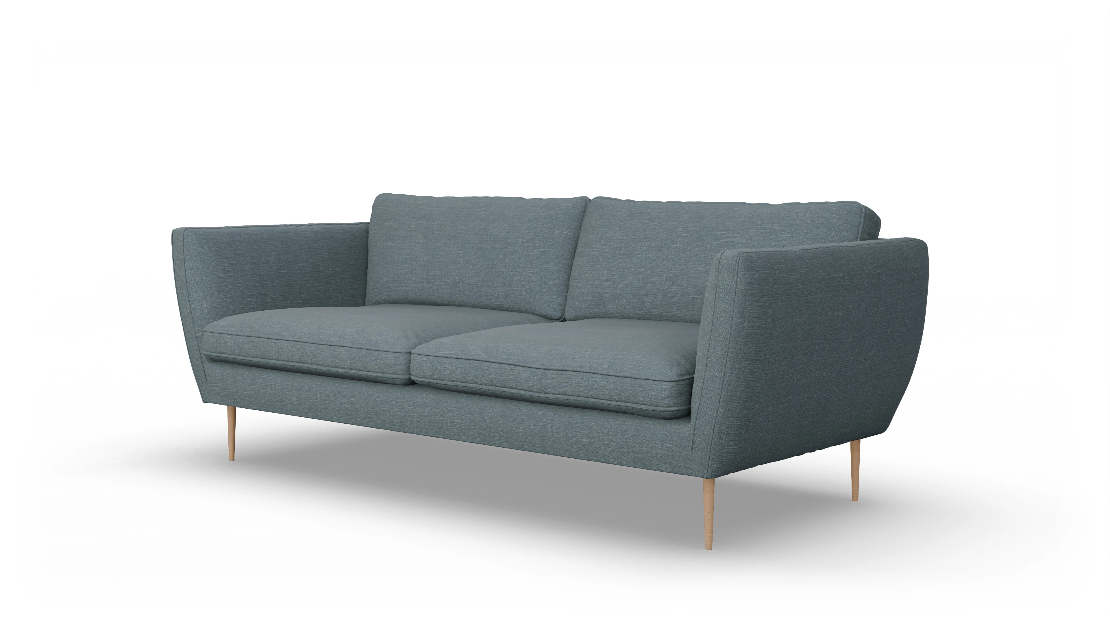 Ansicht des Produktes Karlsen 3-Sitzer in Stoff blau