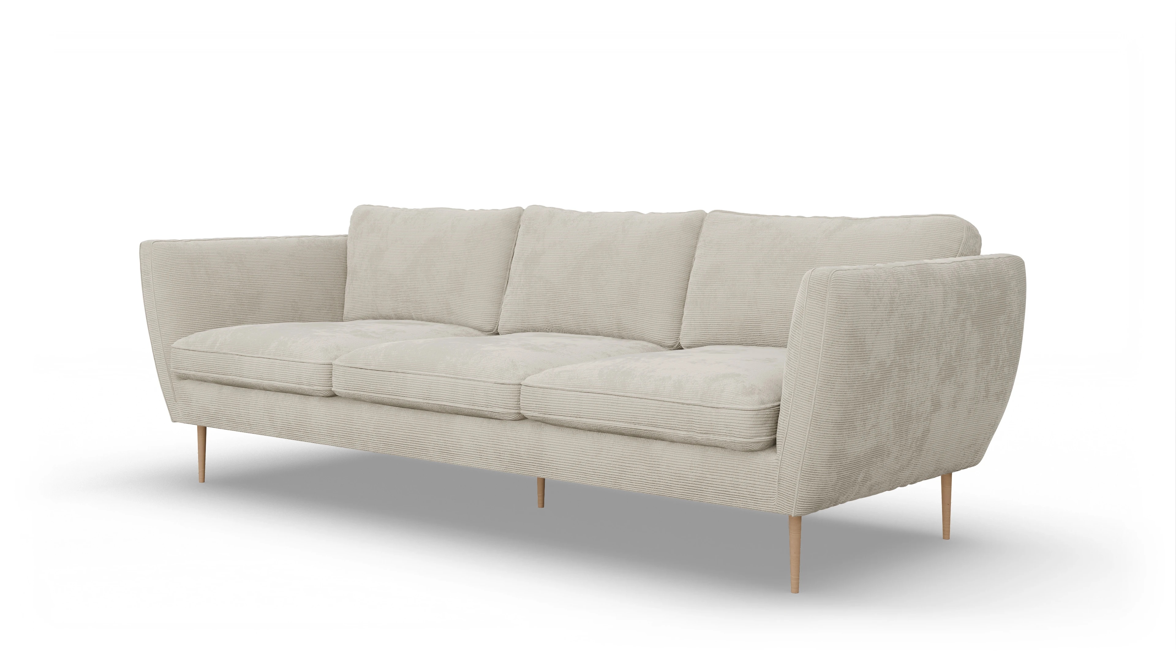 Ansicht des Produktes Karlsen 4-Sitzer in Cord weiß