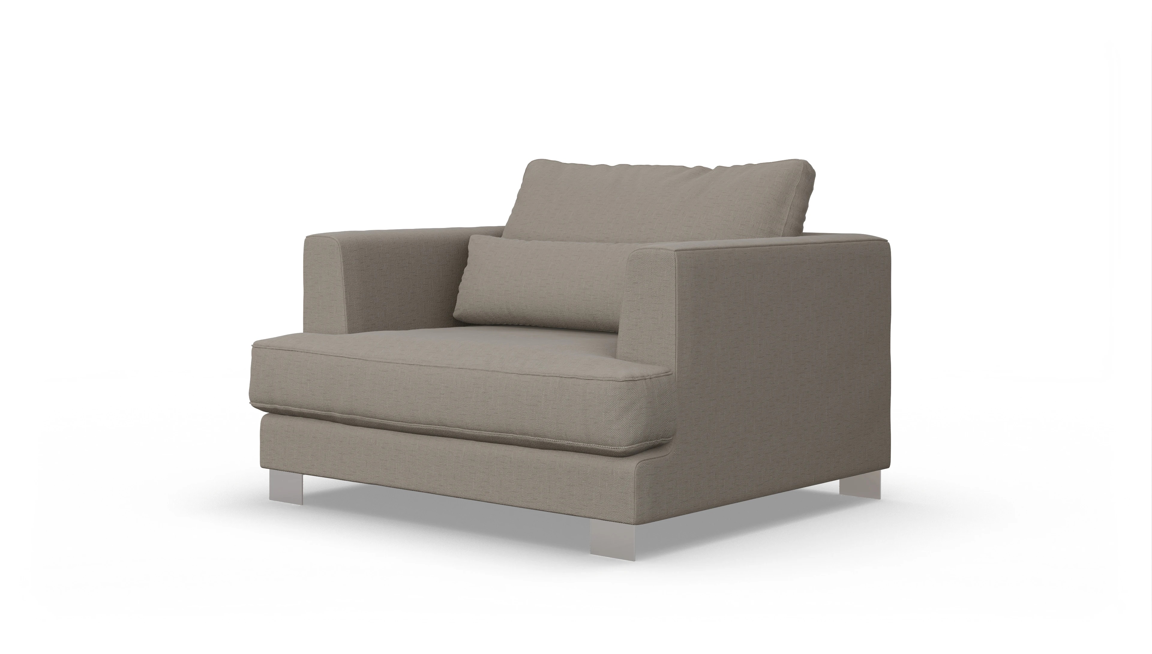 Ansicht des Produktes Odense Sessel in Stoff beige