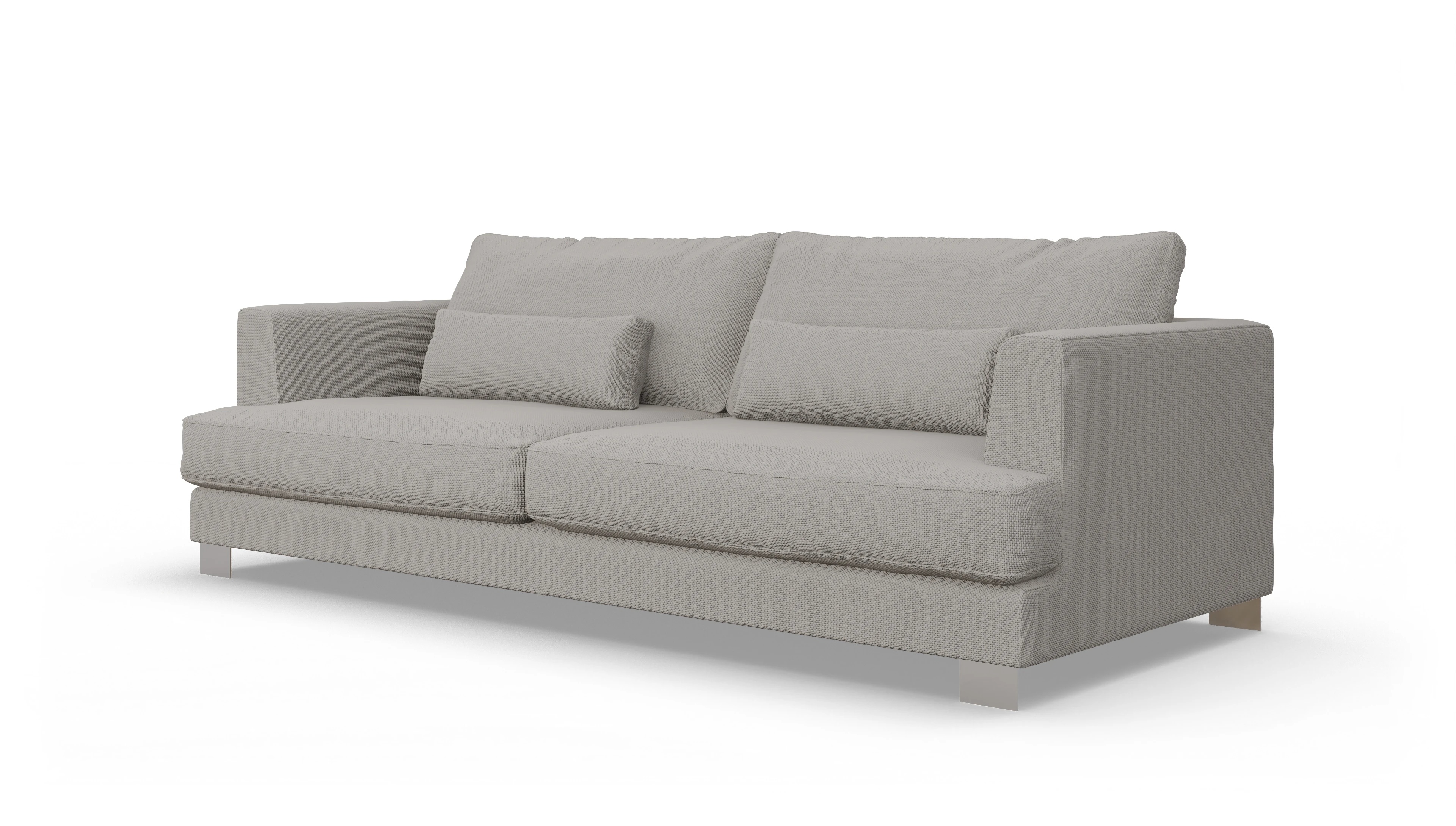 Ansicht des Produktes Odense 3-Sitzer in Stoff weiß