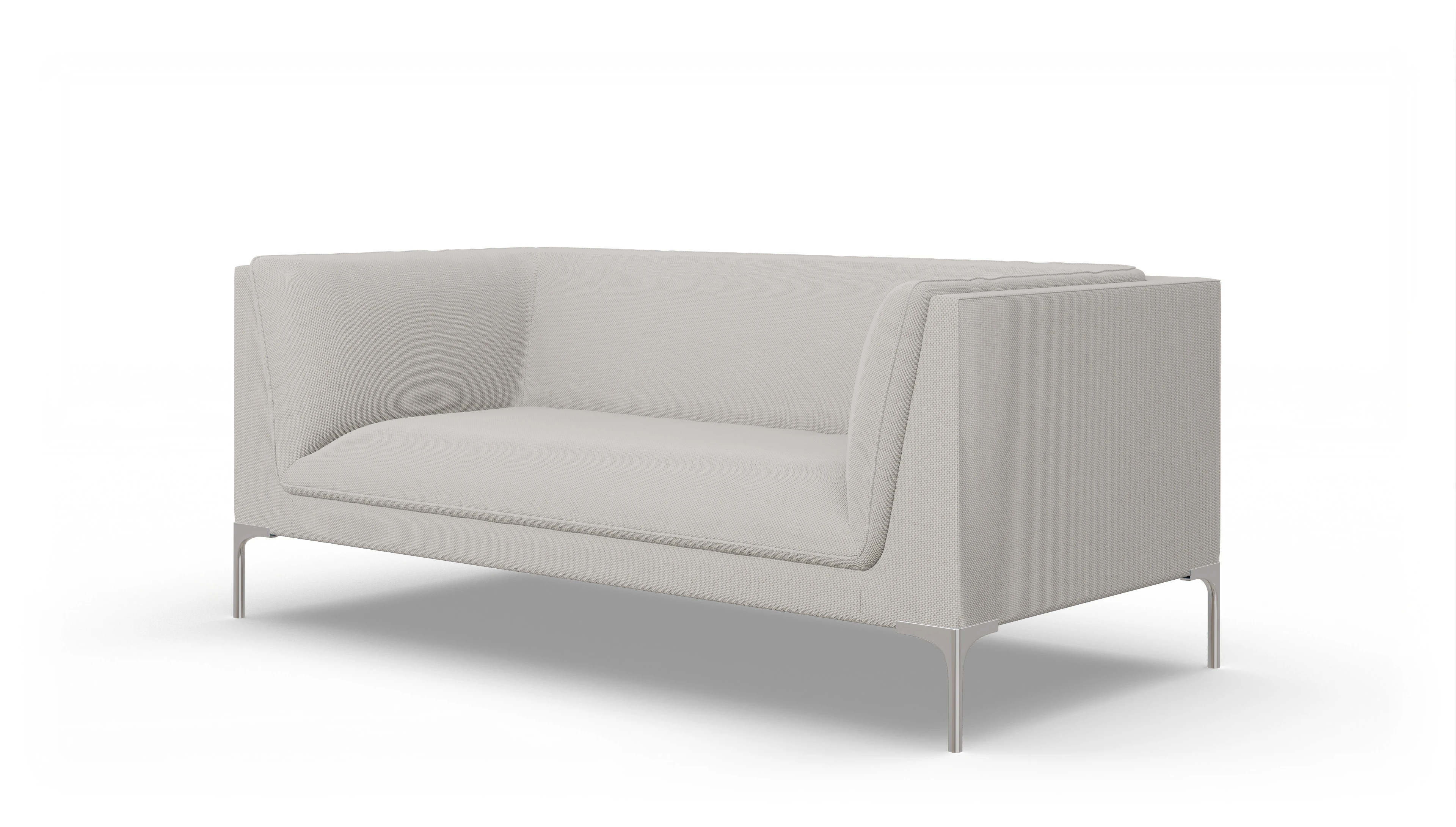 Ansicht des Produktes Martinsen 2-Sitzer in Stoff weiß