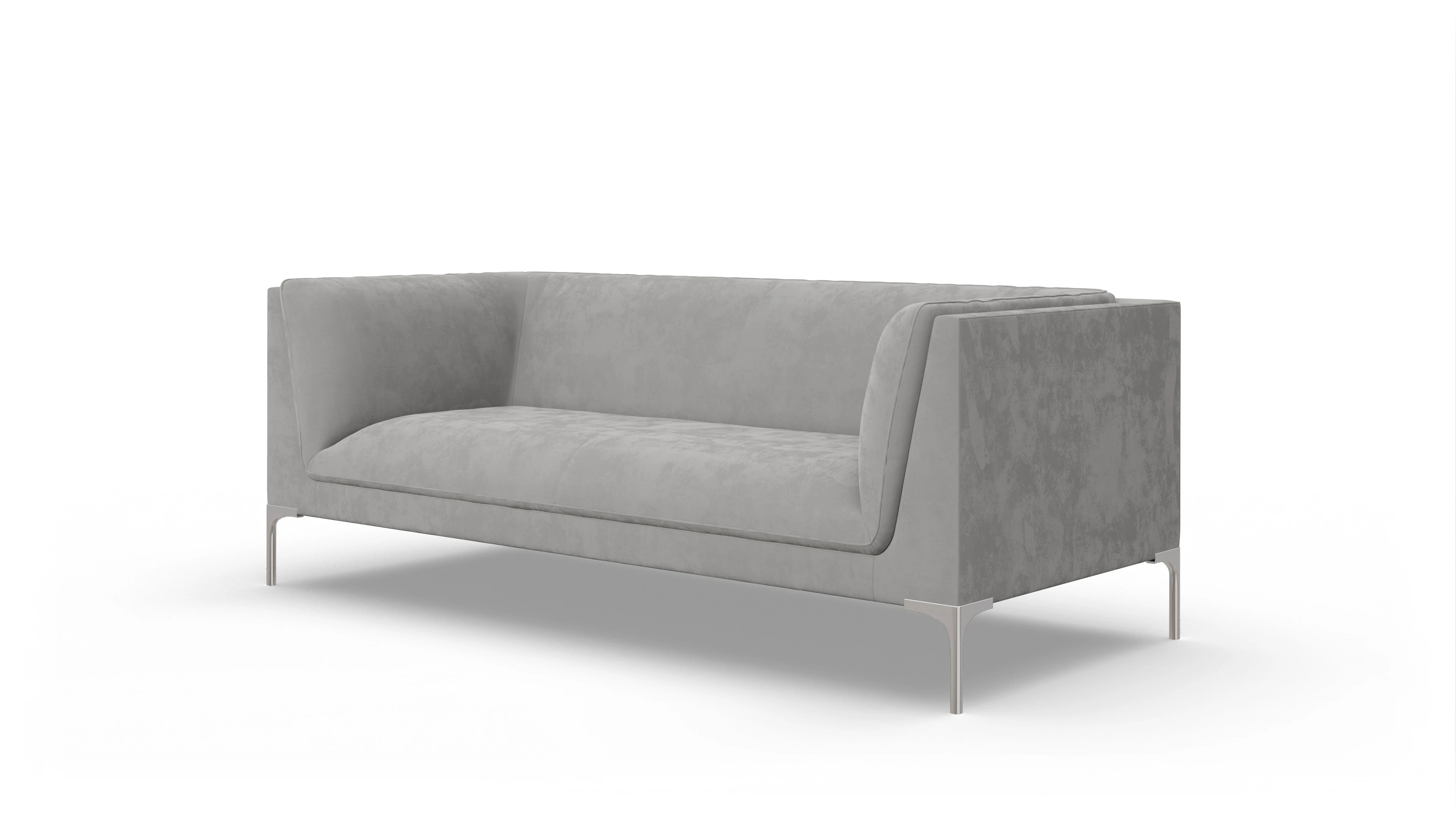 Ansicht des Produktes Martinsen 3-Sitzer in Samt grau