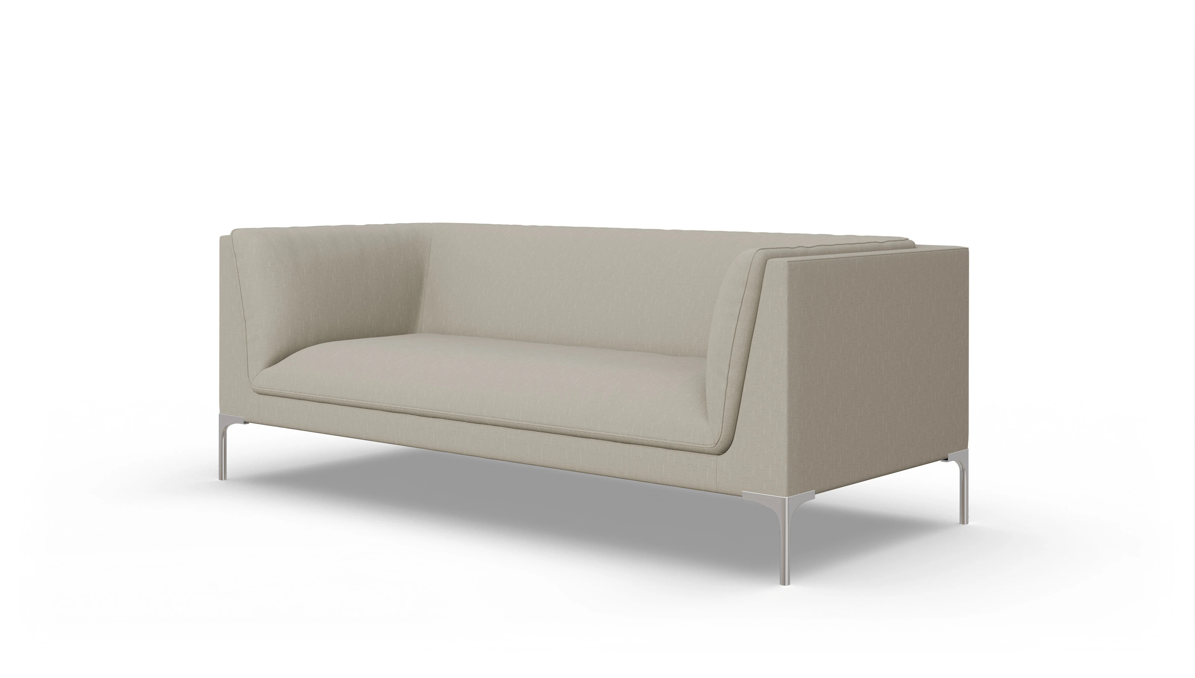 Ansicht des Produktes Martinsen 3-Sitzer in Stoff weiß