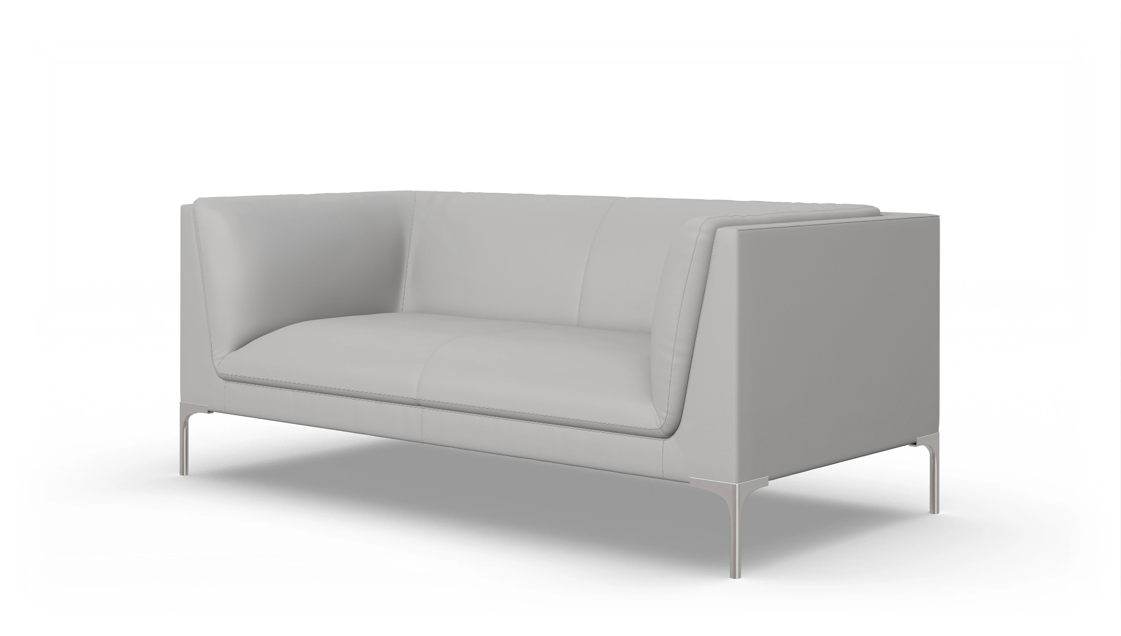 Ansicht des Produktes Martinsen 2-Sitzer in Leder weiß