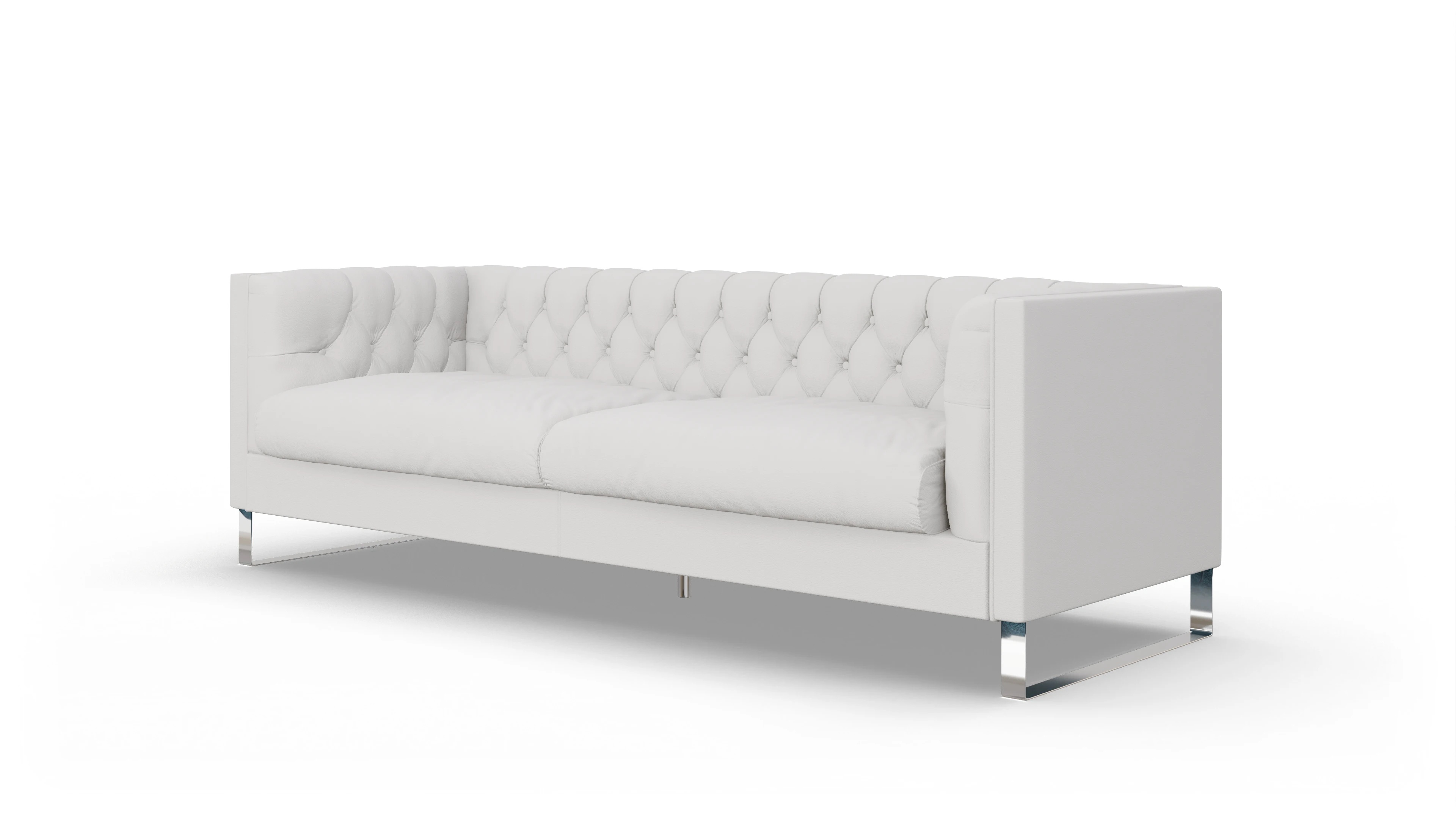 Ansicht des Produktes Nexus 3-Sitzer in Leder weiß