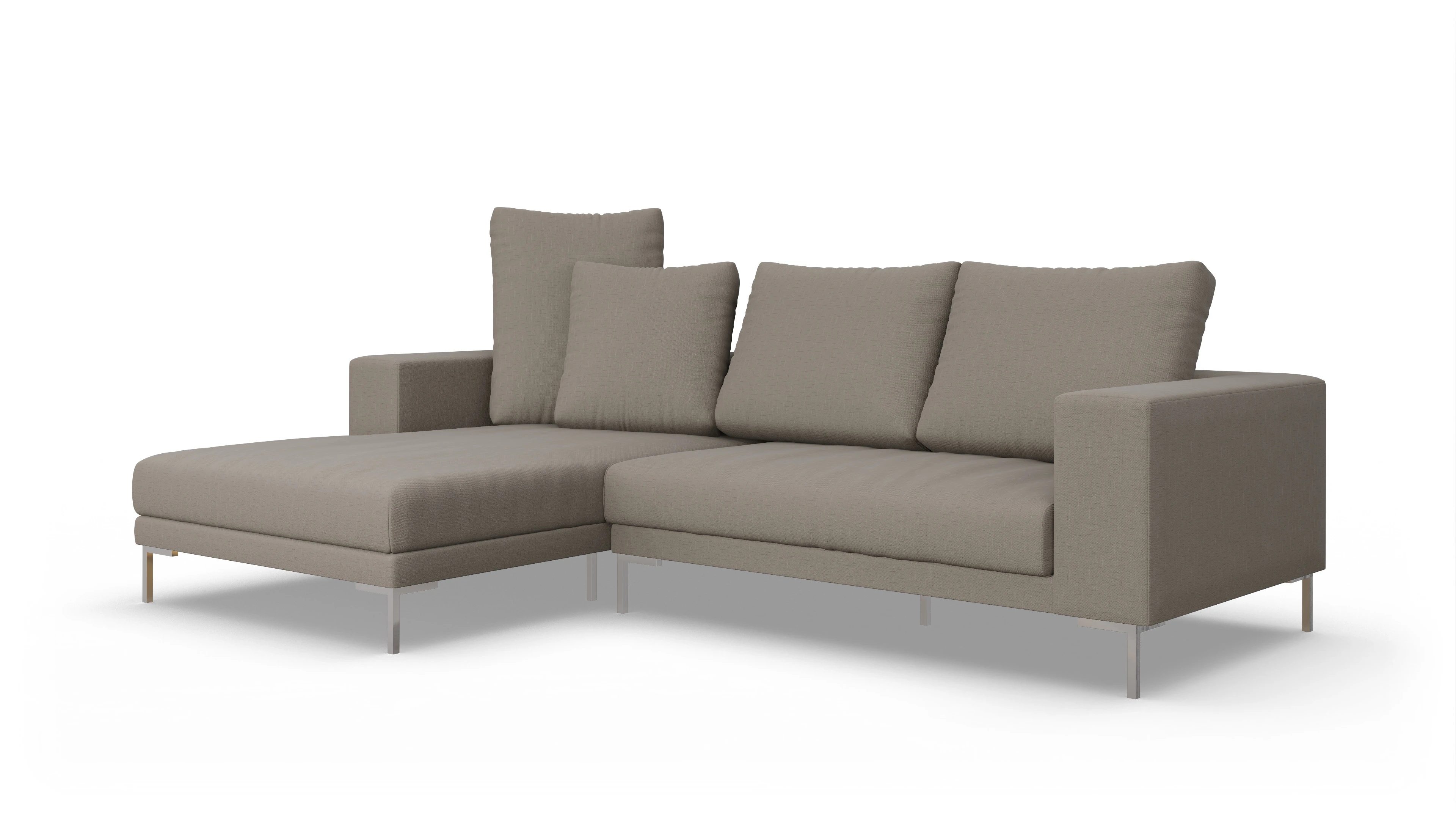 Ansicht des Produktes Caria Sofa mit Rec links in Stoff