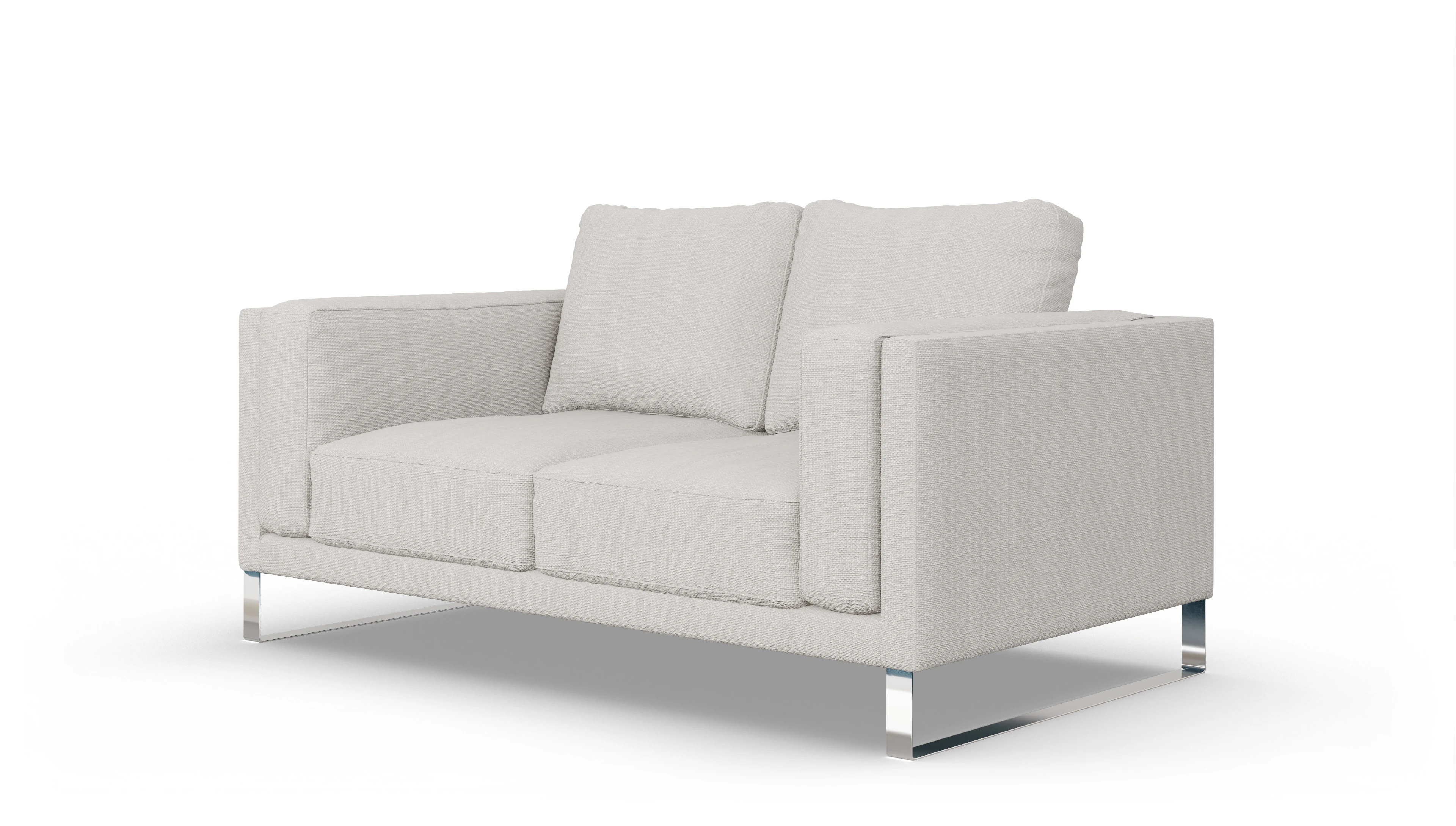 Ansicht des Produktes Cala 2-Sitzer in Stoff weiß