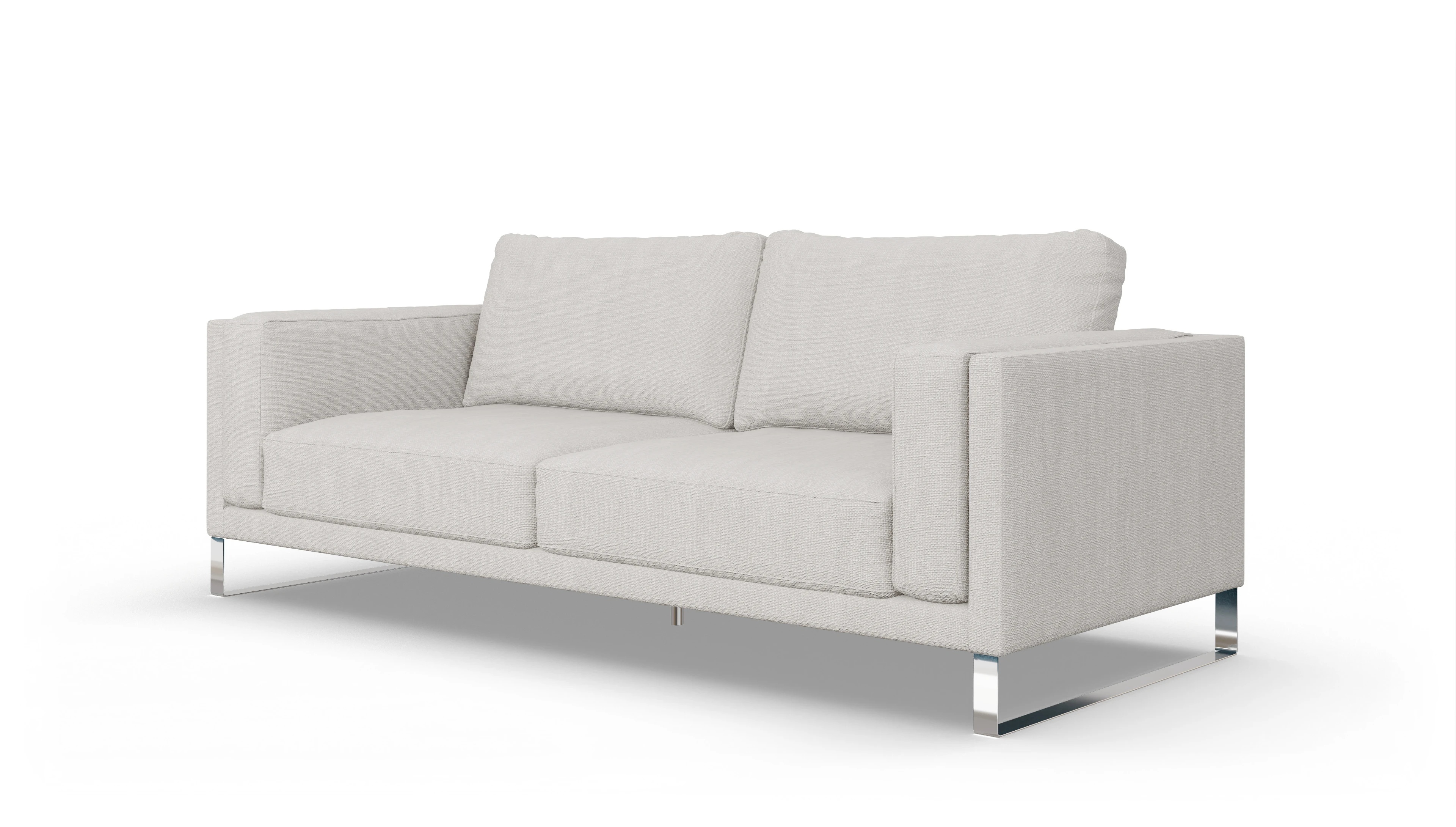 Ansicht des Produktes Cala 3,5-Sitzer in Stoff weiß