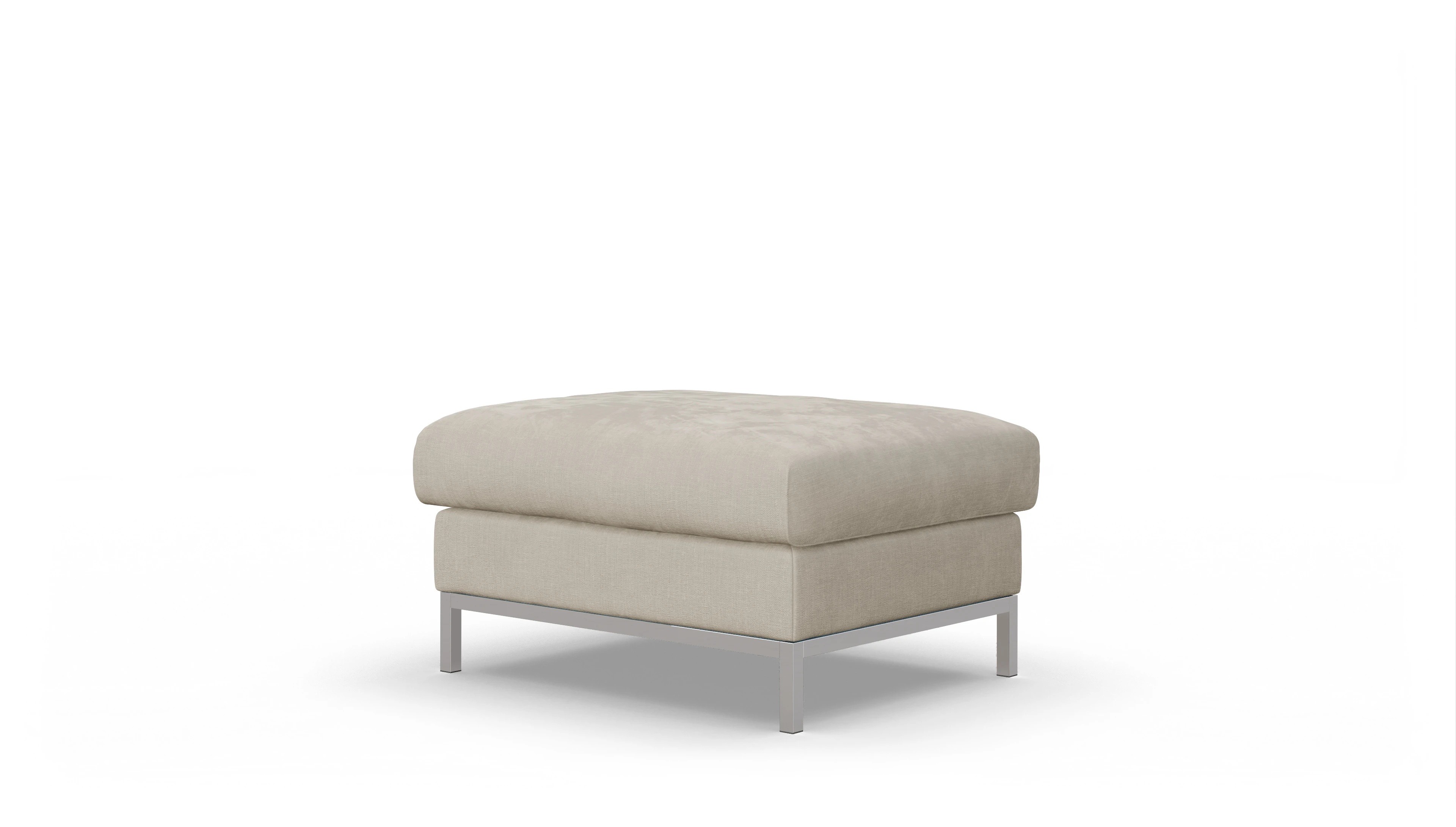 Designer-Hocker Paglia Ansicht des Produktes Paglia Hocker in Stoff beige