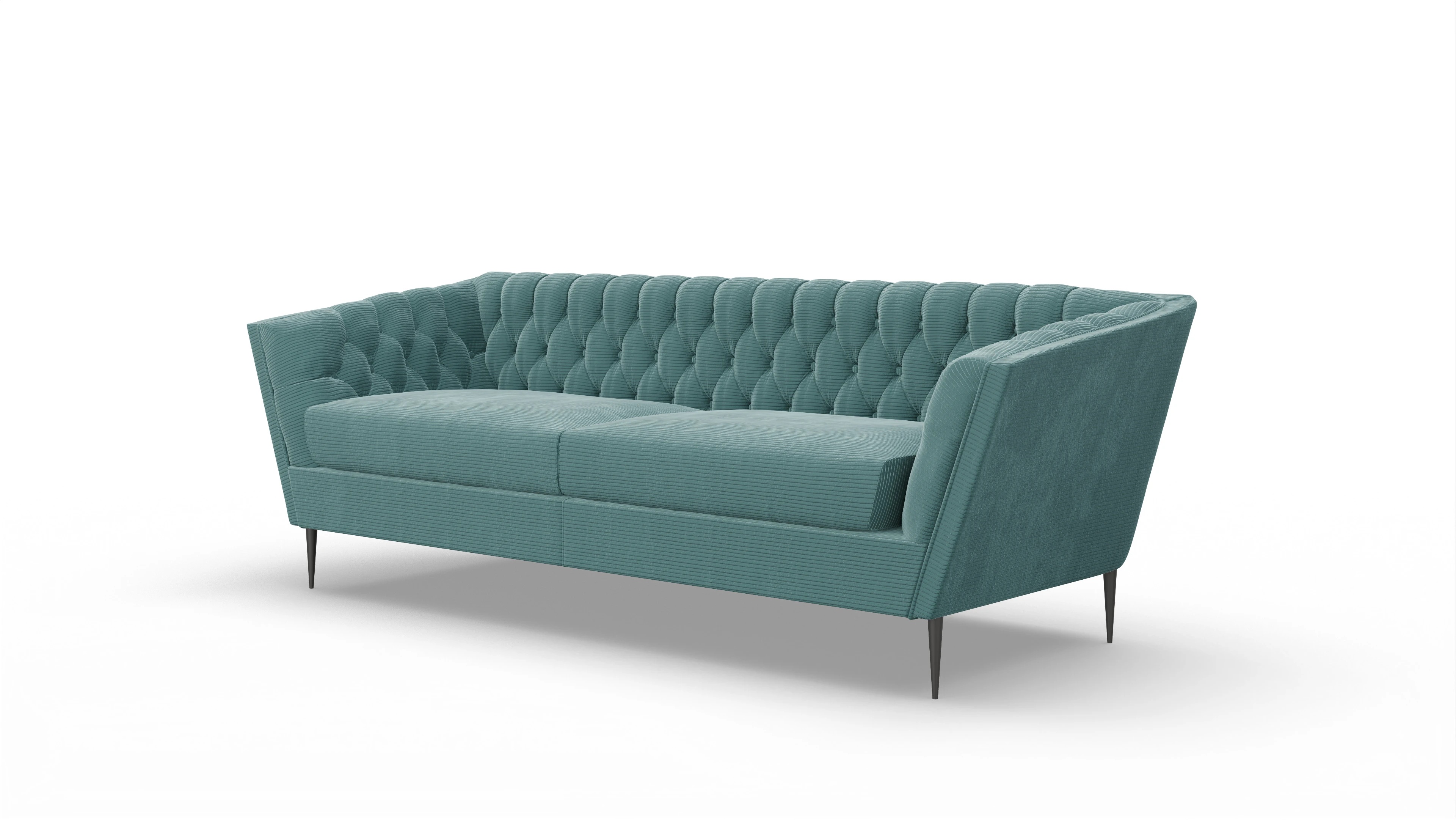 Ansicht des Produktes Neo 2,5-Sitzer in Cord blau