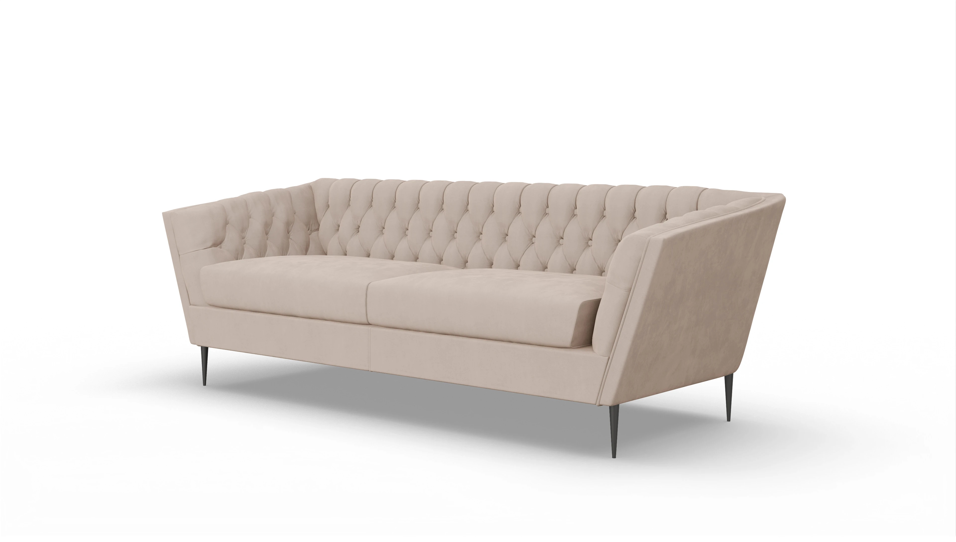 Ansicht des Produktes Neo 2,5-Sitzer in Samt beige