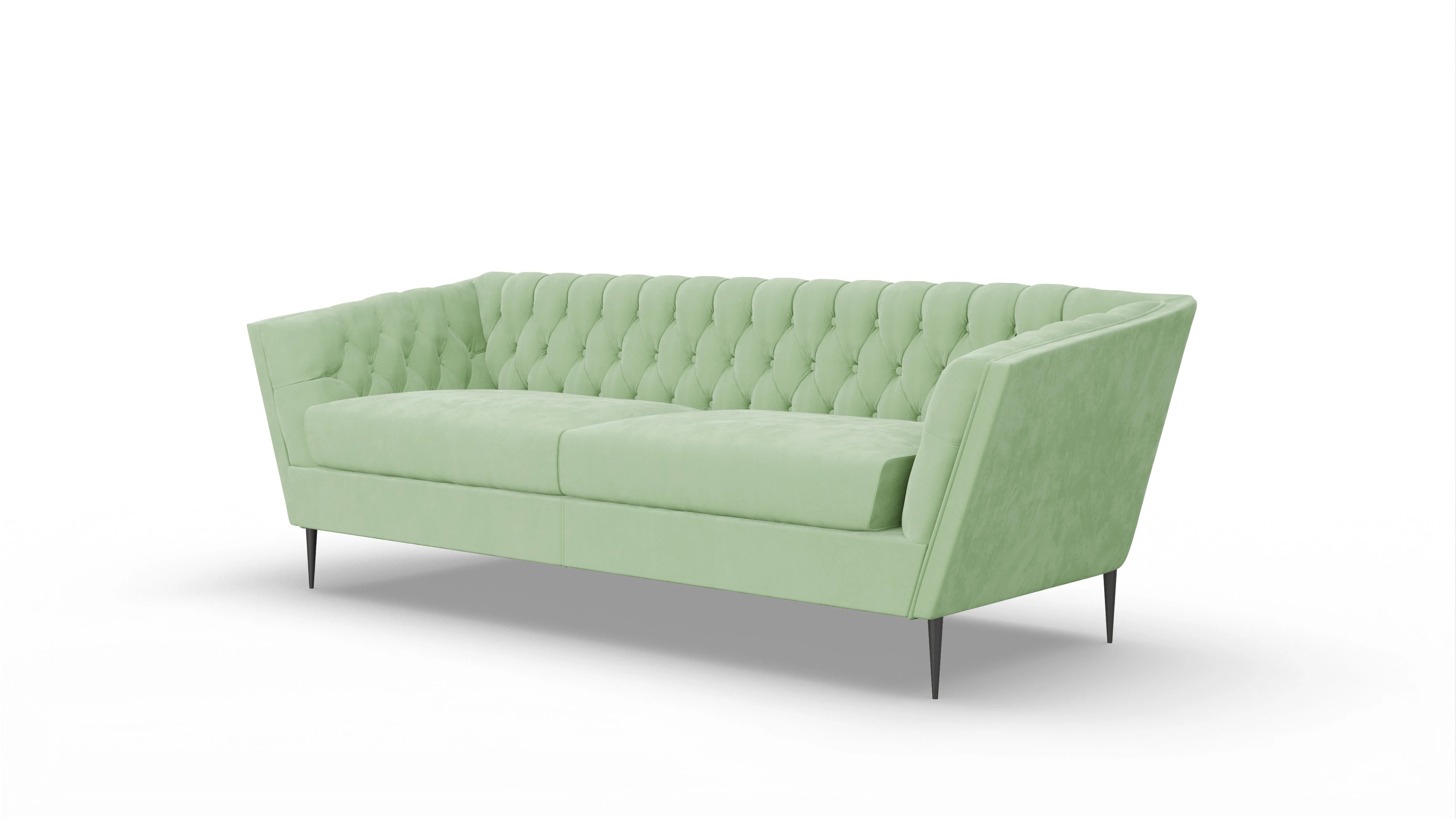 Ansicht des Produktes Neo 2,5-Sitzer in Samt grün