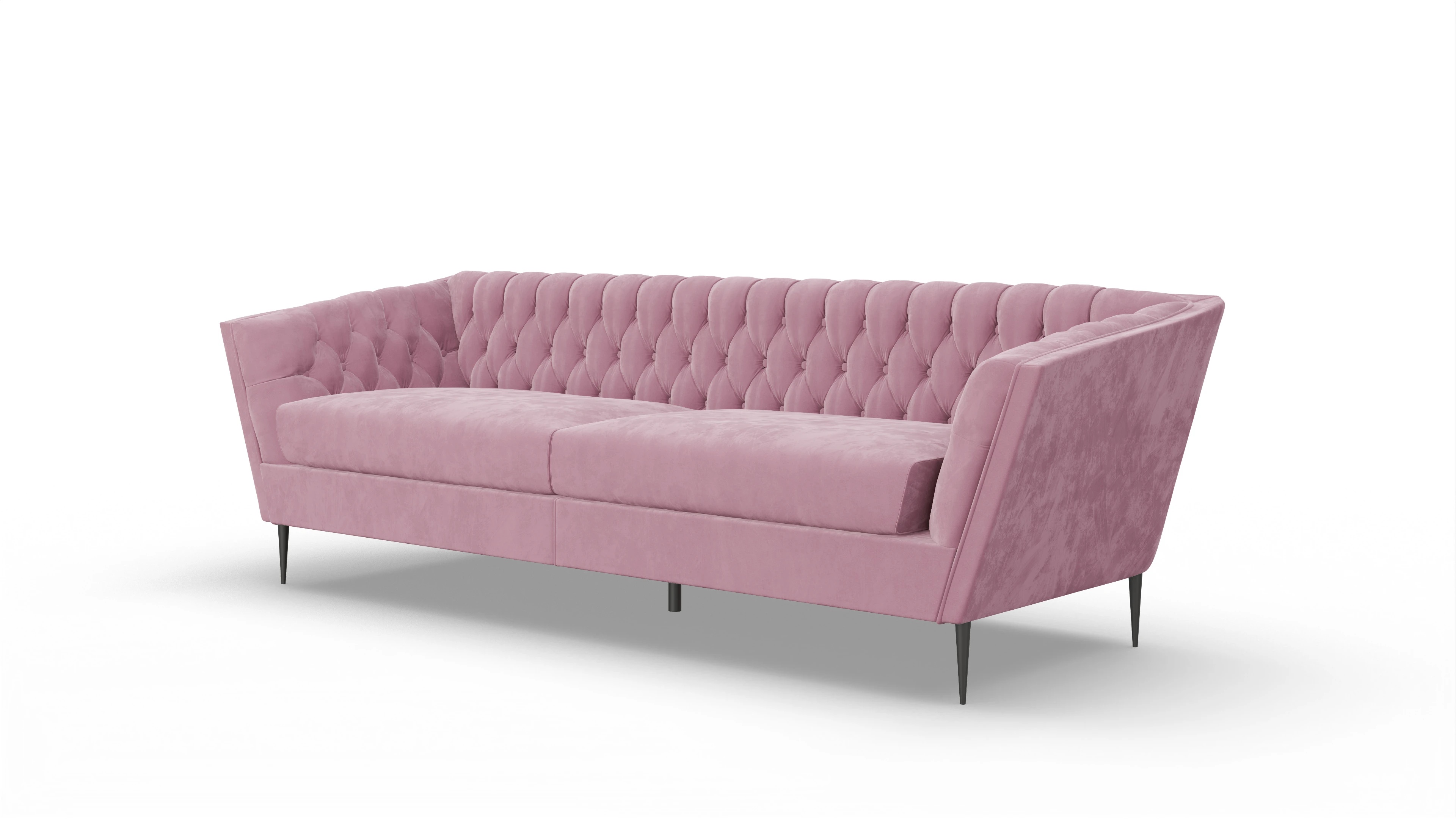 Ansicht des Produktes Neo 3-Sitzer in Samt rot