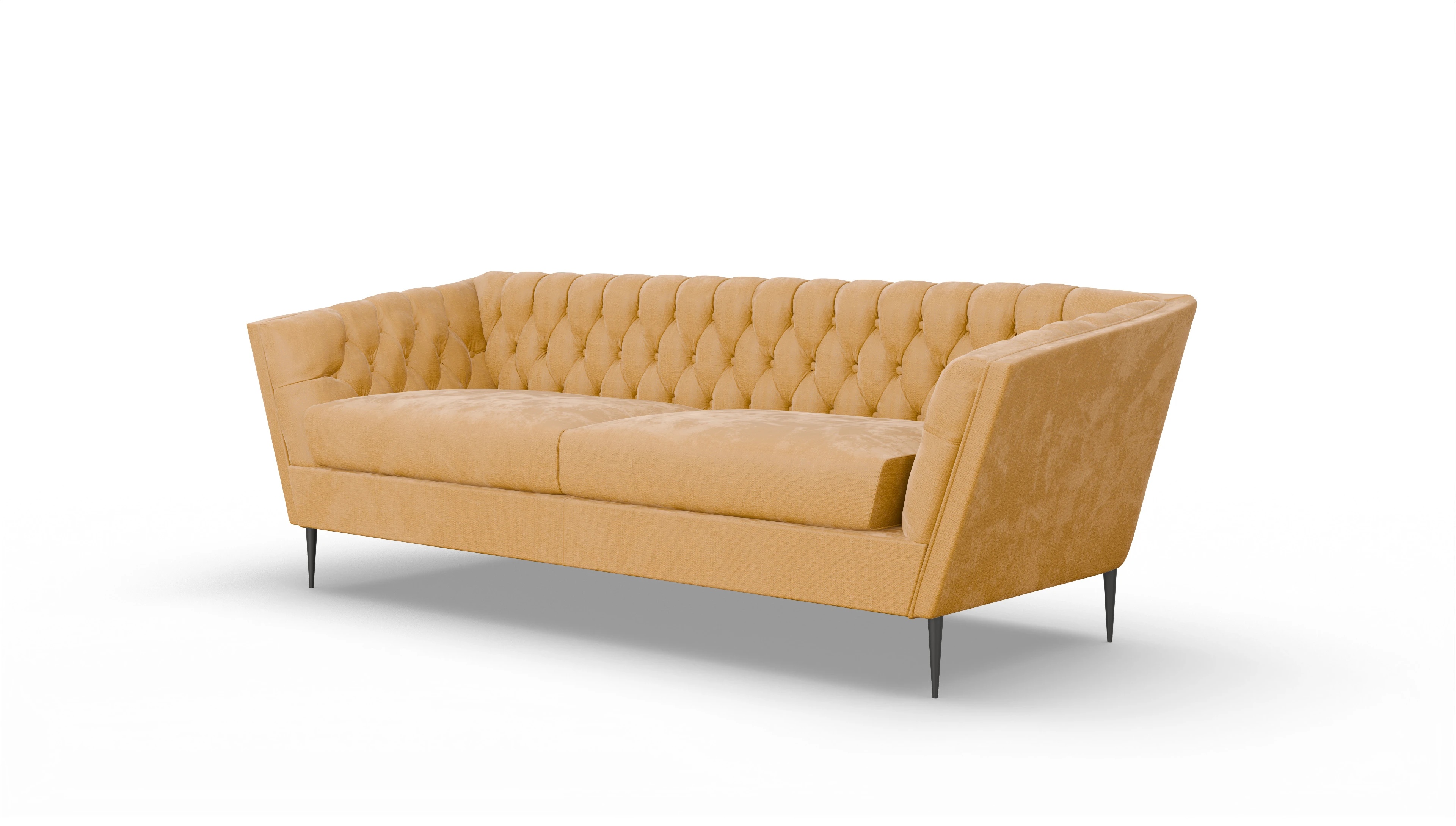 Ansicht des Produktes Neo 2,5-Sitzer in Stoff gelb