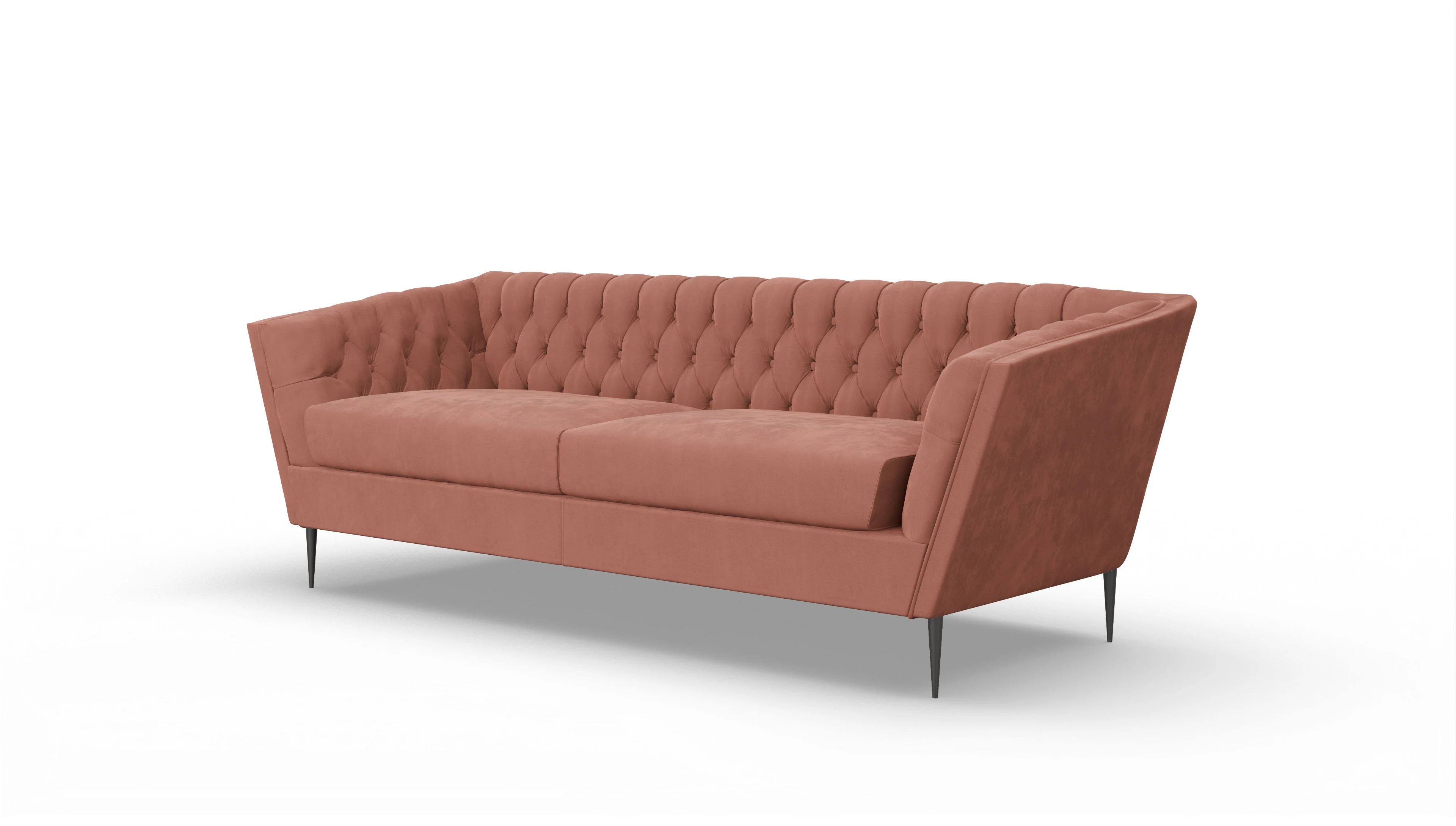 Ansicht des Produktes Neo 2,5-Sitzer in Samt rot