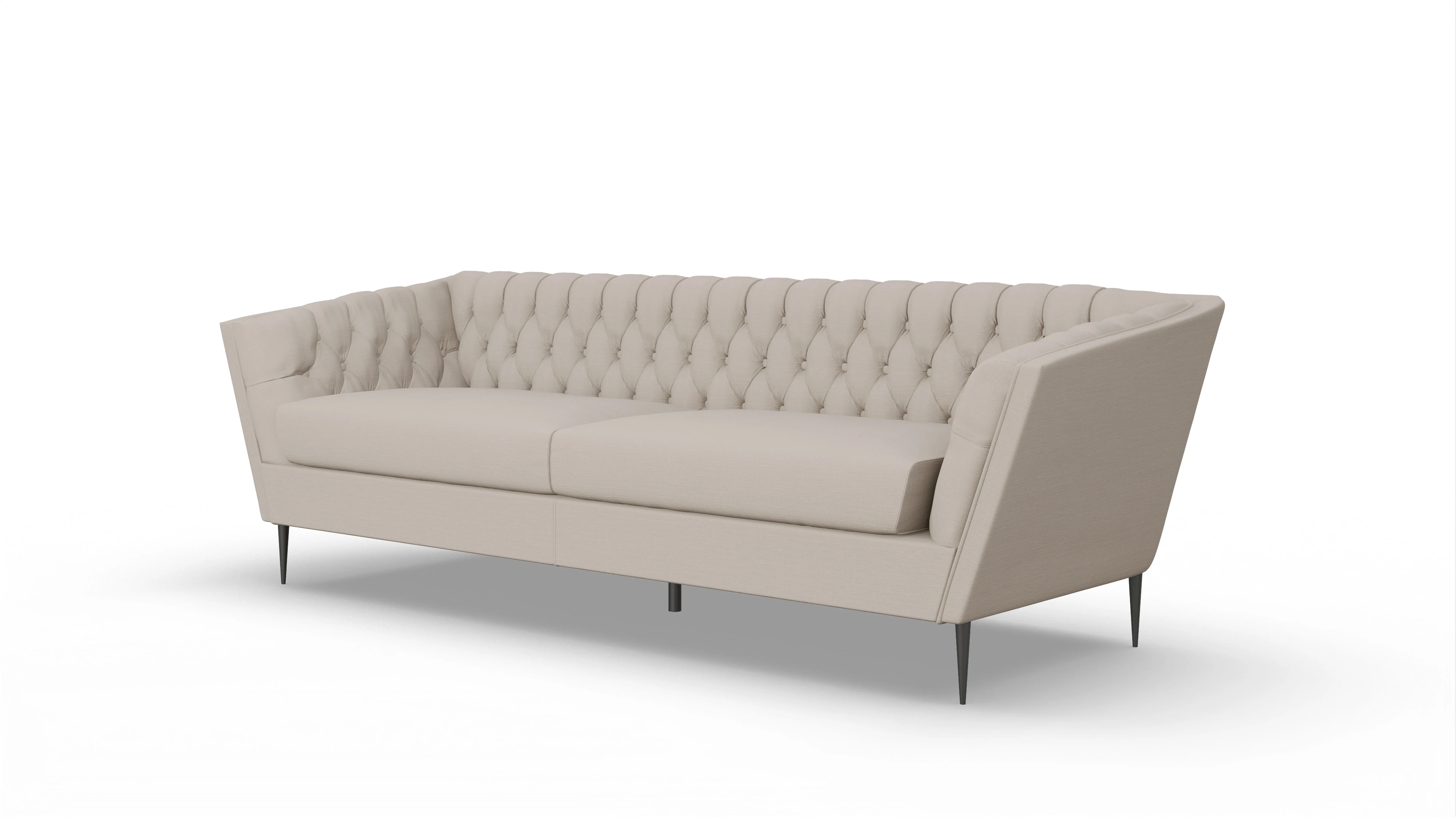 Ansicht des Produktes Neo 3-Sitzer in Stoff beige