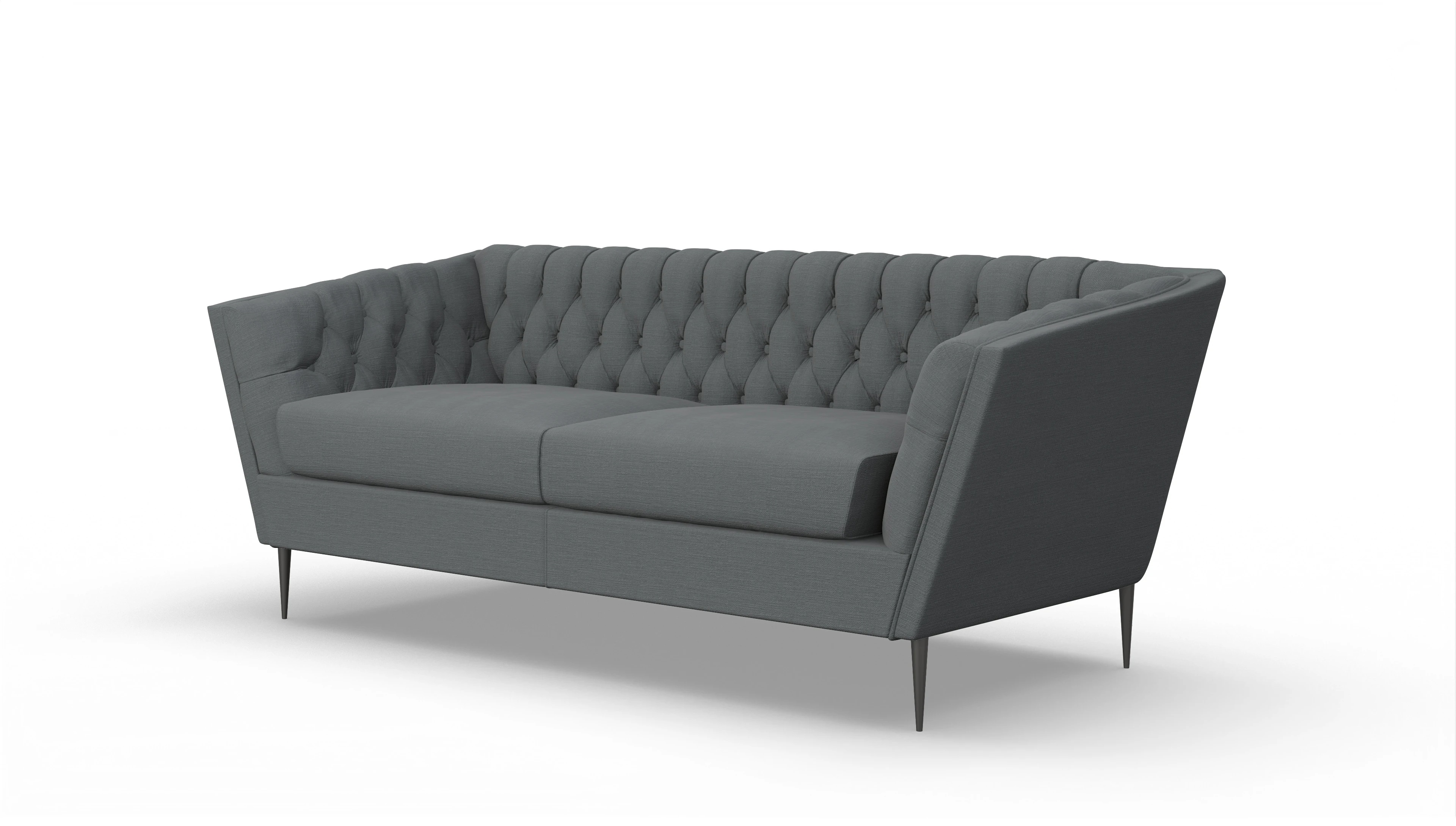 Ansicht des Produktes Neo 2-Sitzer in Stoff grau