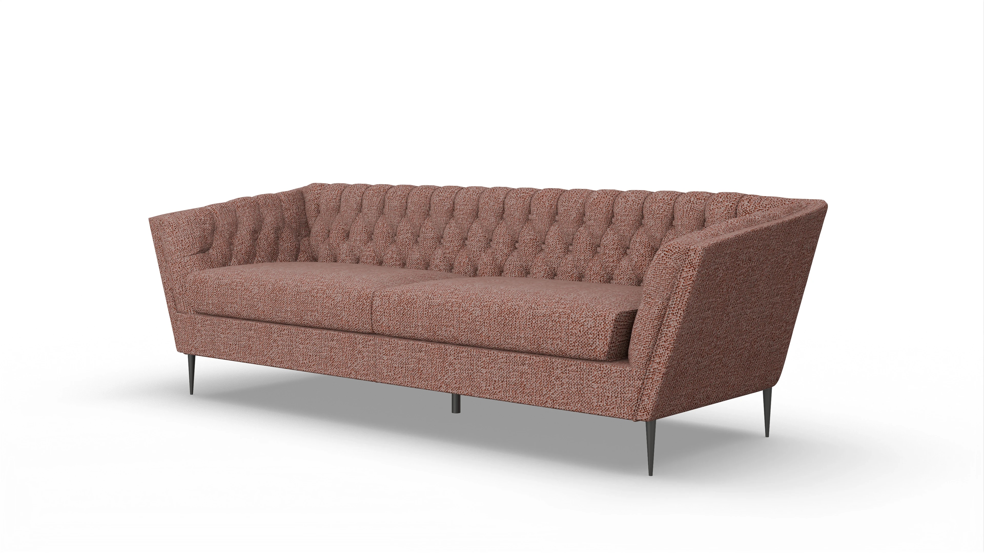 Ansicht des Produktes Neo 3-Sitzer in Stoff rot