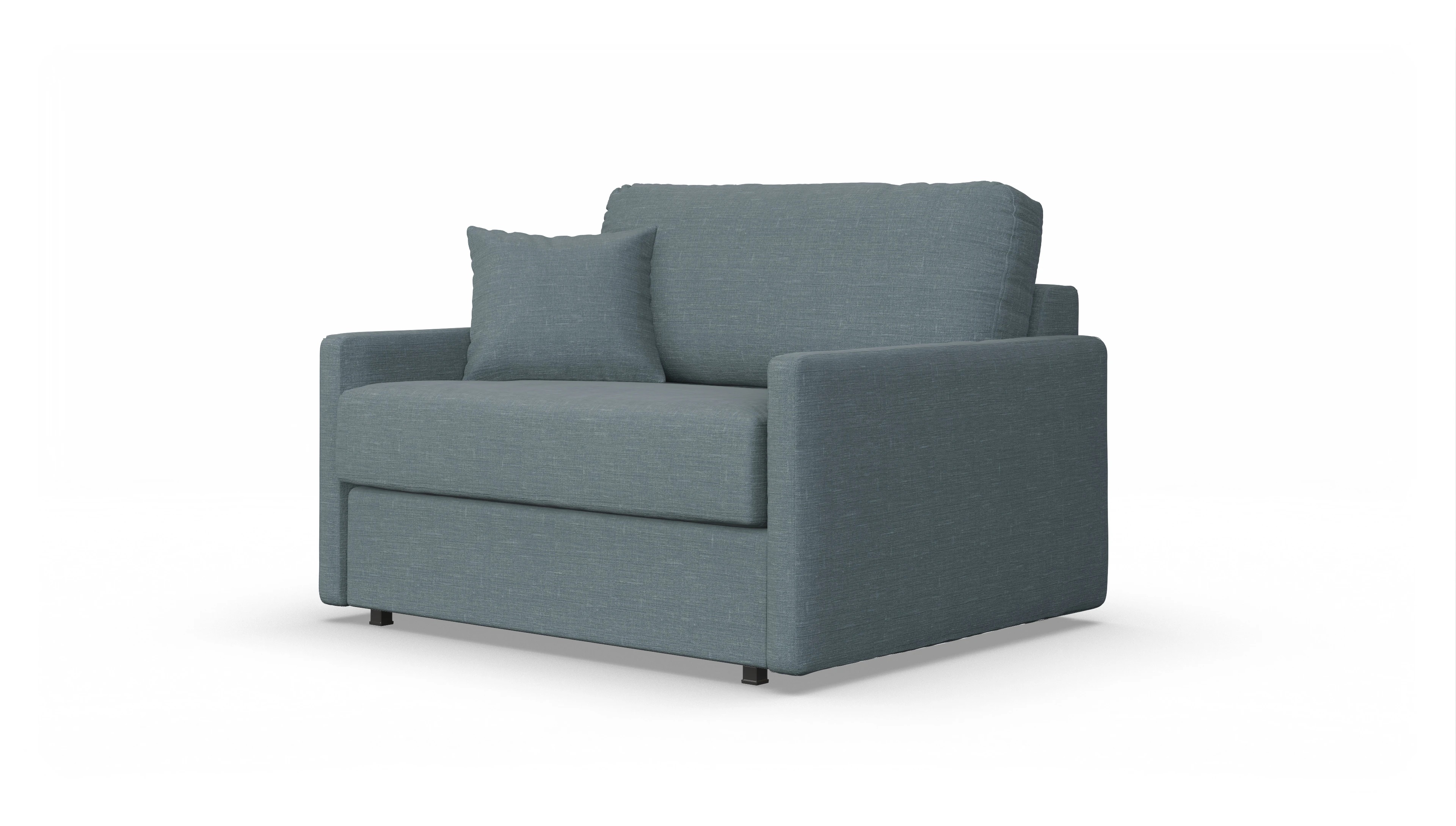 Ansicht des Produktes Karlstad Sessel in Stoff blau