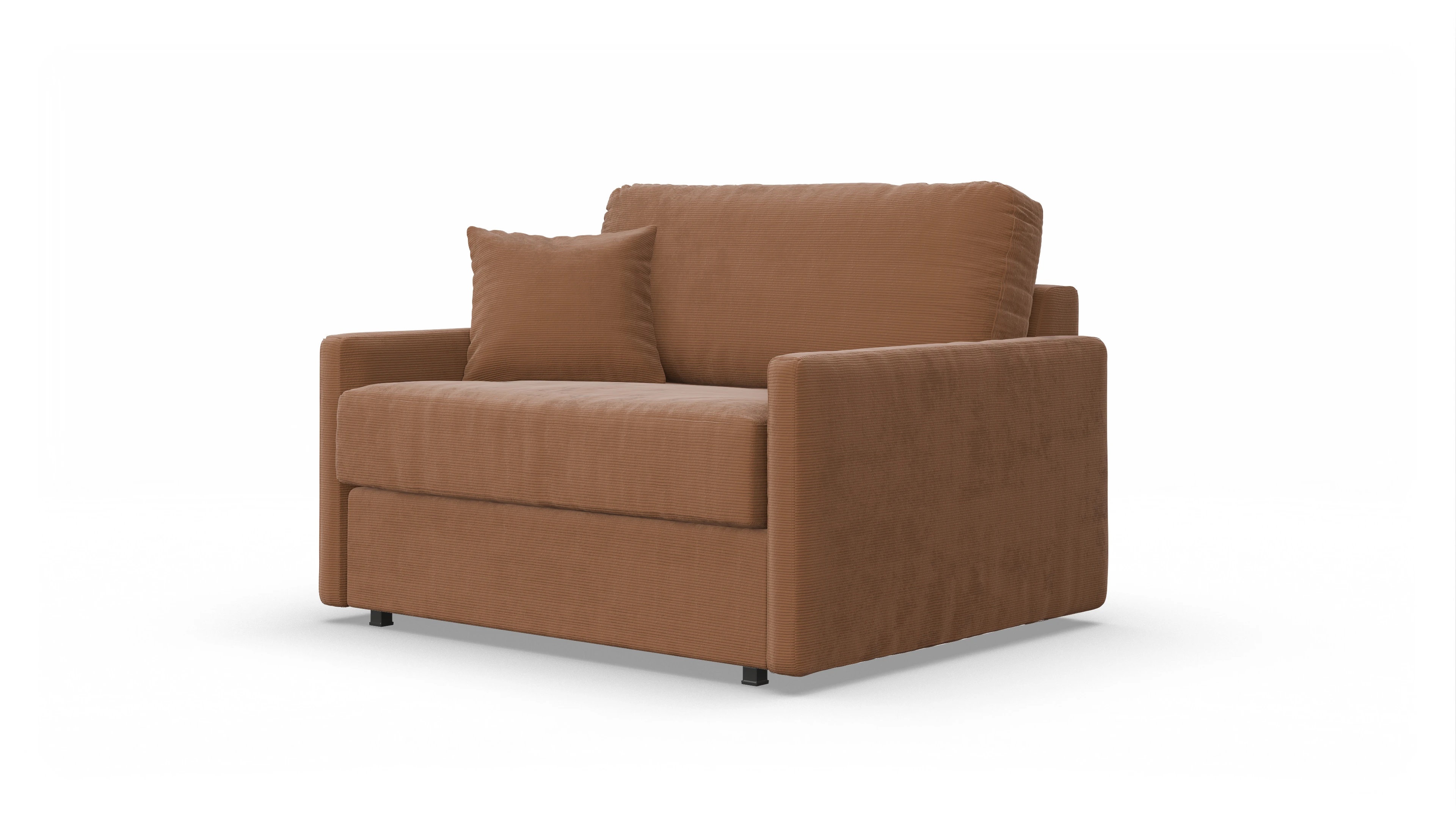 Ansicht des Produktes Karlstad Sessel in Cord orange