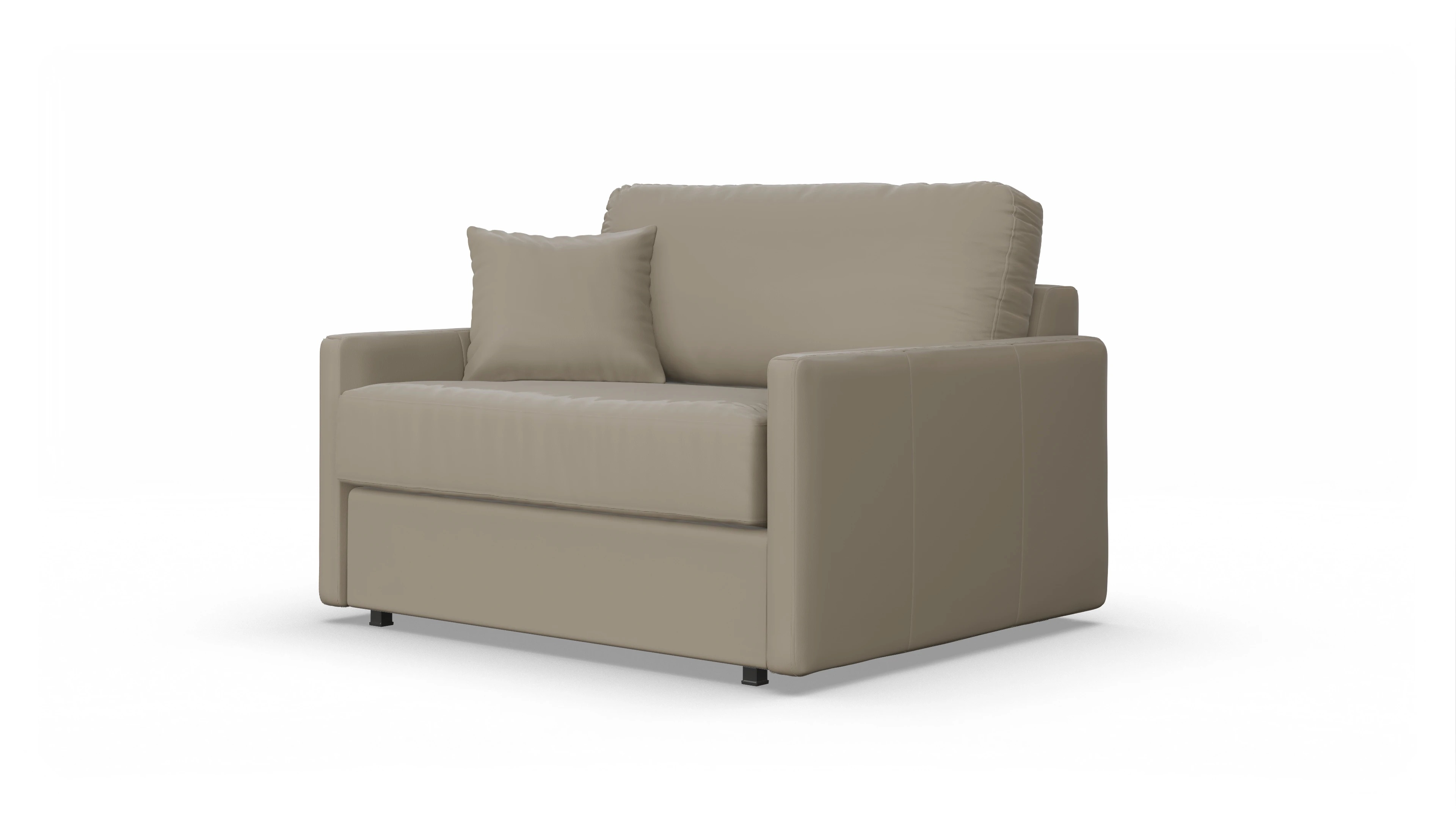 Ansicht des Produktes Karlstad Sessel in Leder beige