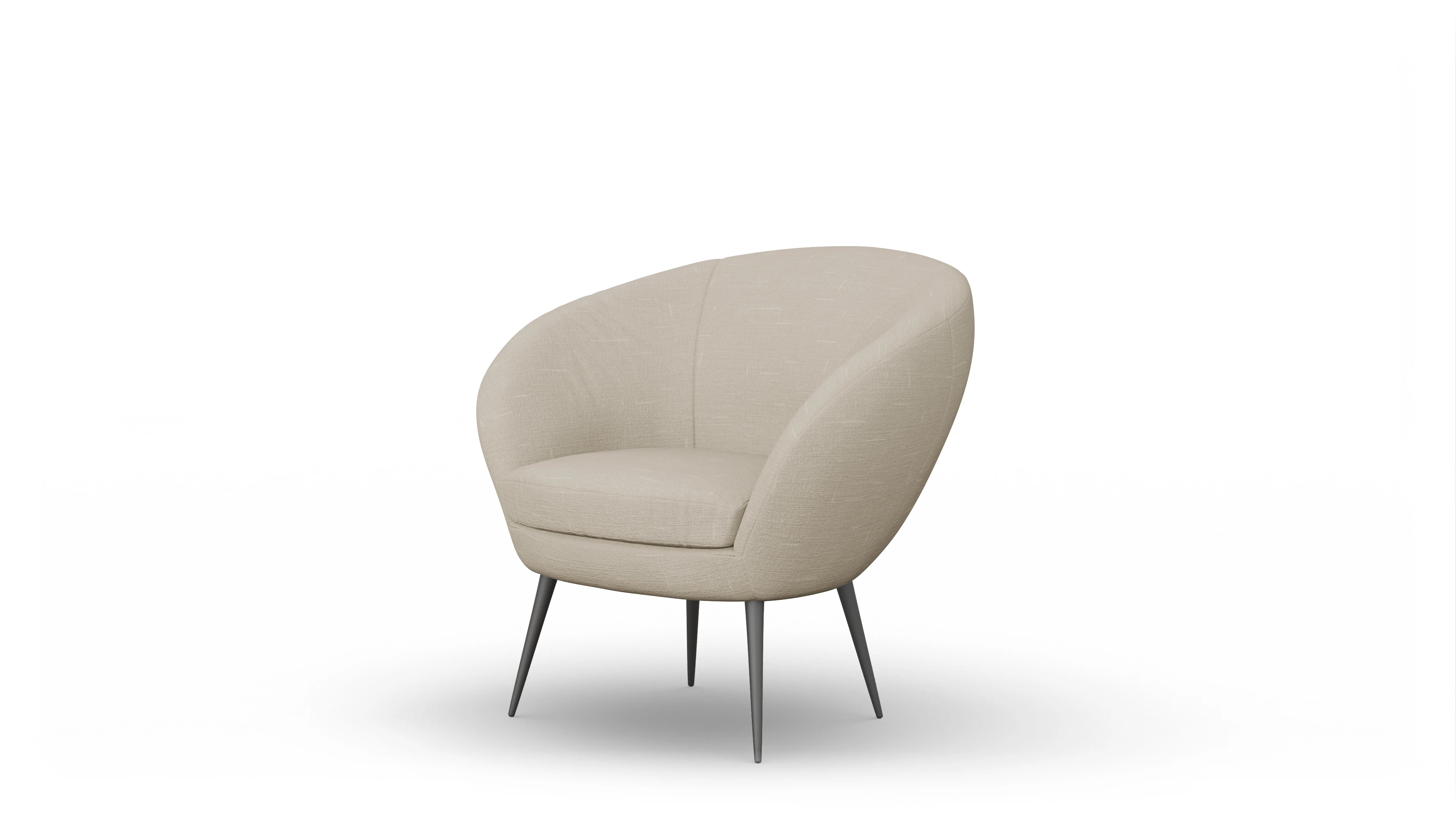 Ansicht des Produktes Noale Sessel in Stoff beige