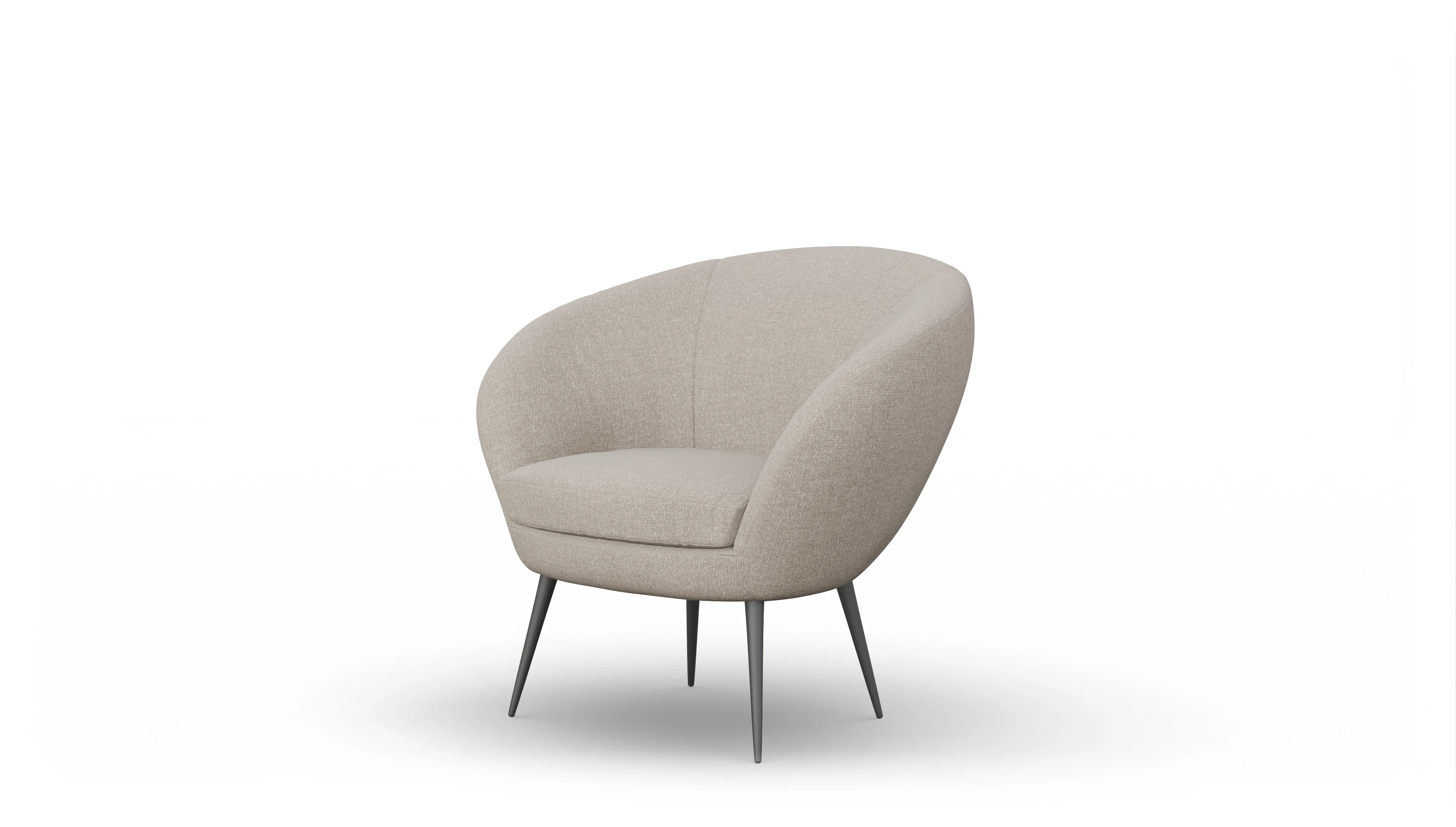Ansicht des Produktes Noale Sessel in Stoff beige