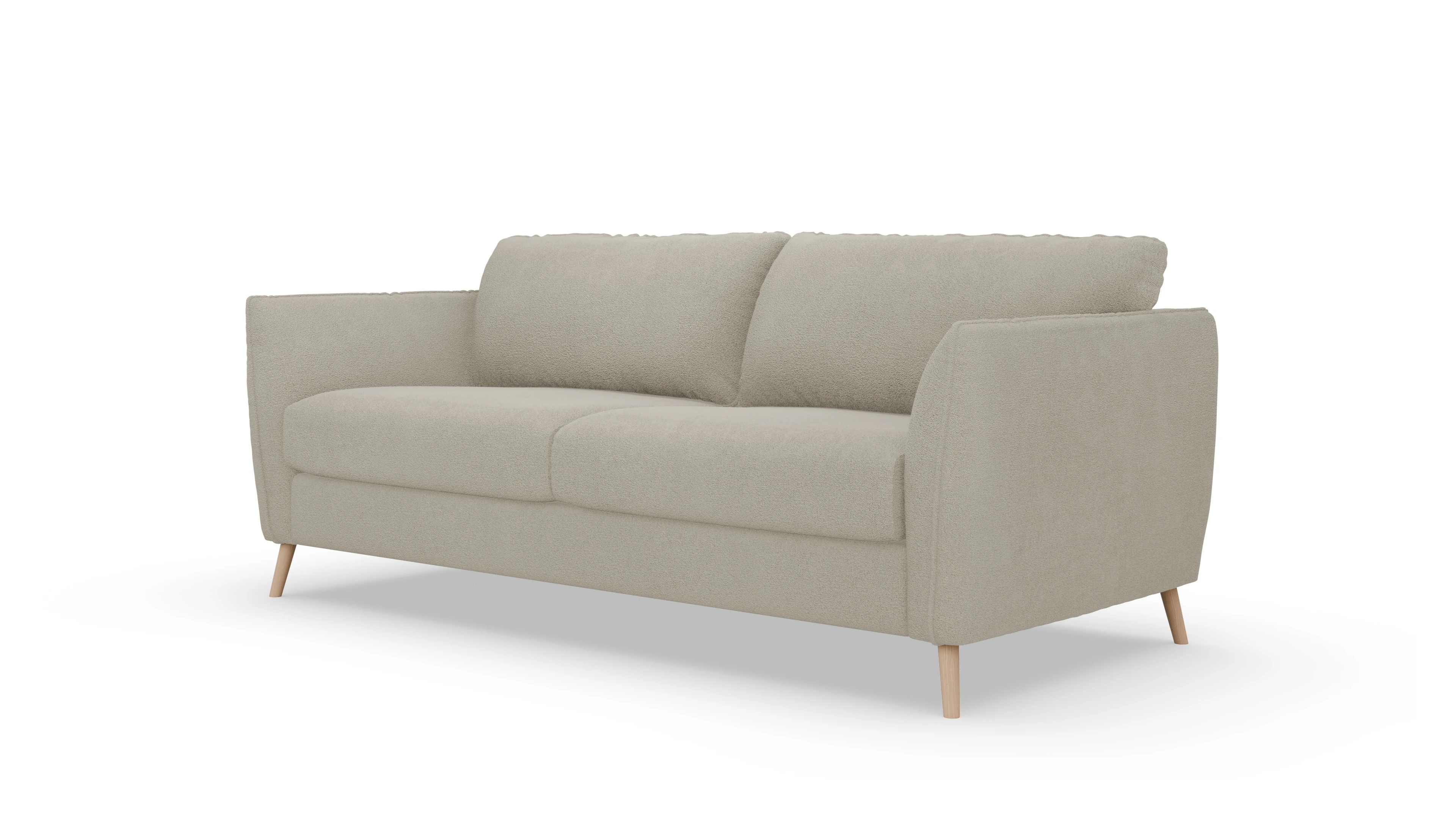 Schlafsofa Eriksen Ansicht des Produktes Eriksen 4-Sitzer in Stoff beige