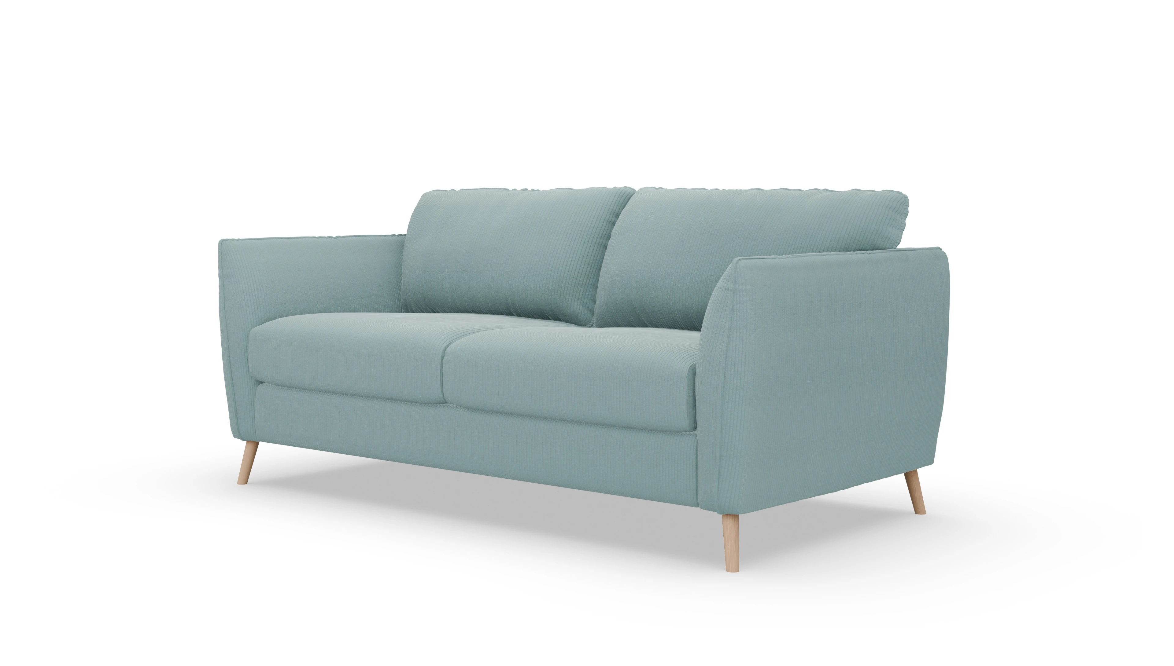Ansicht des Produktes Eriksen 3-Sitzer in Cord blau