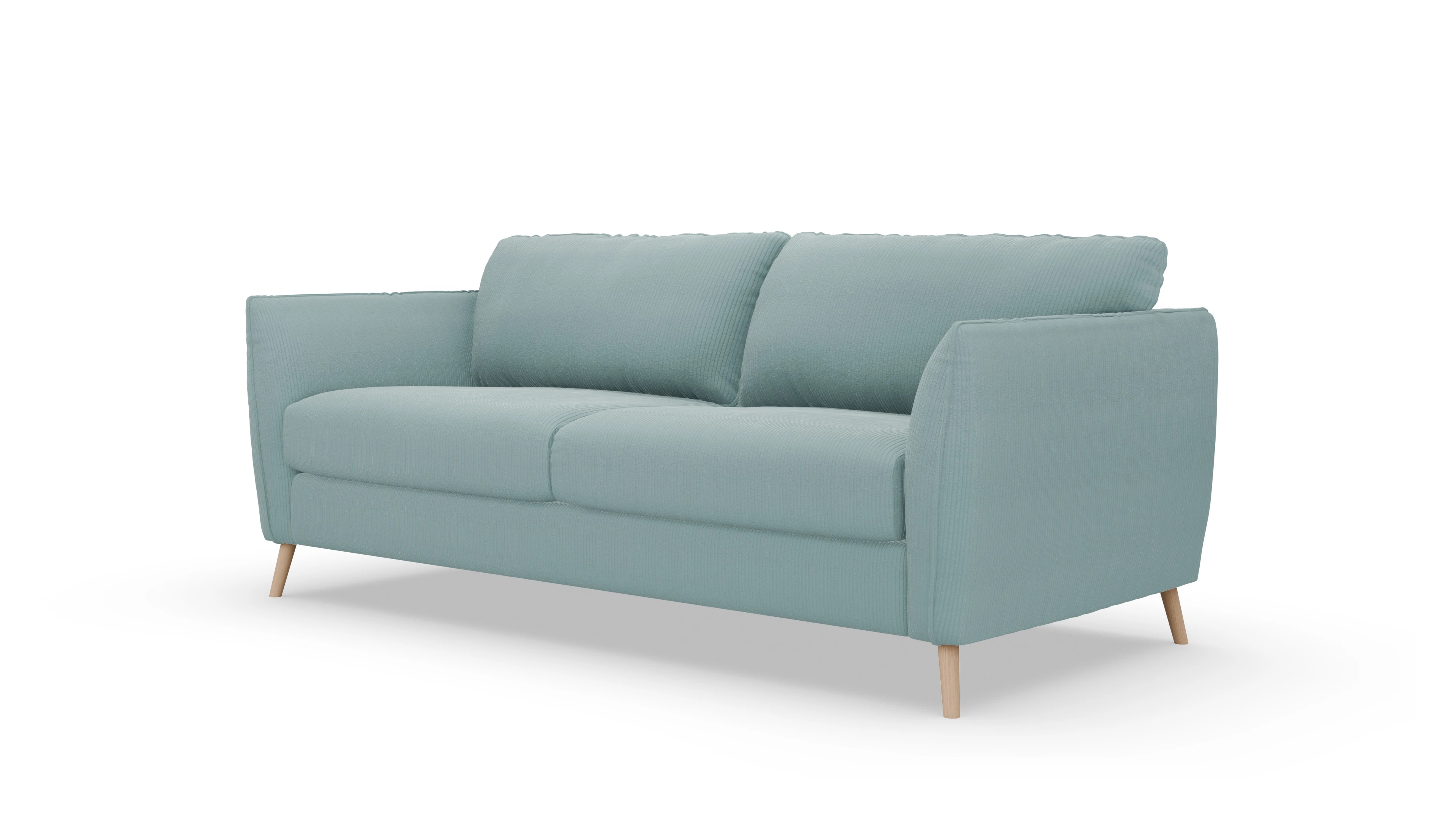 Ansicht des Produktes Eriksen 4-Sitzer in Cord blau