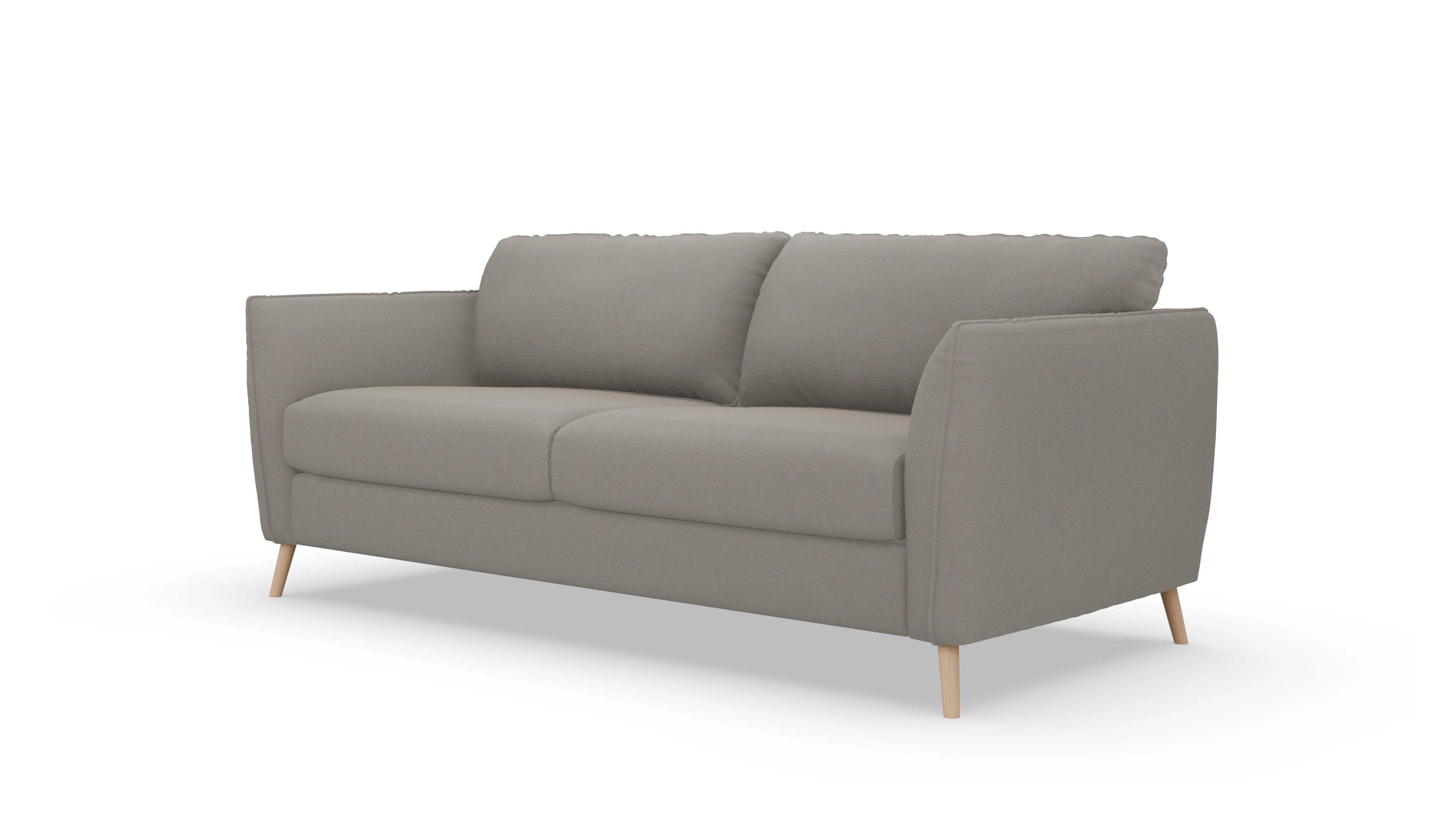 Schlafsofa Eriksen Ansicht des Produktes Eriksen 4-Sitzer in Stoff braun