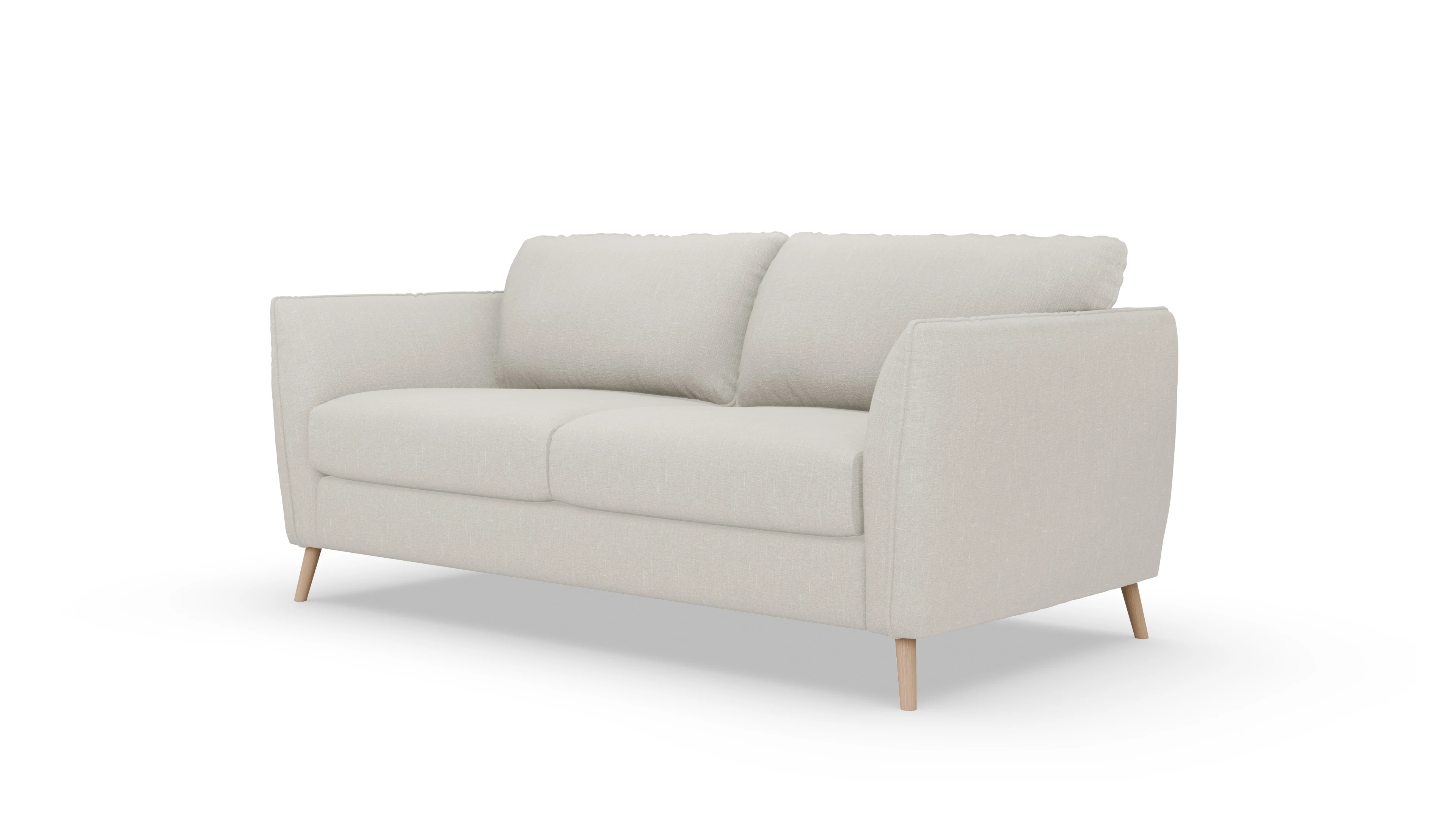 Schlafsofa Eriksen Ansicht des Produktes Eriksen 3-Sitzer in Stoff beige