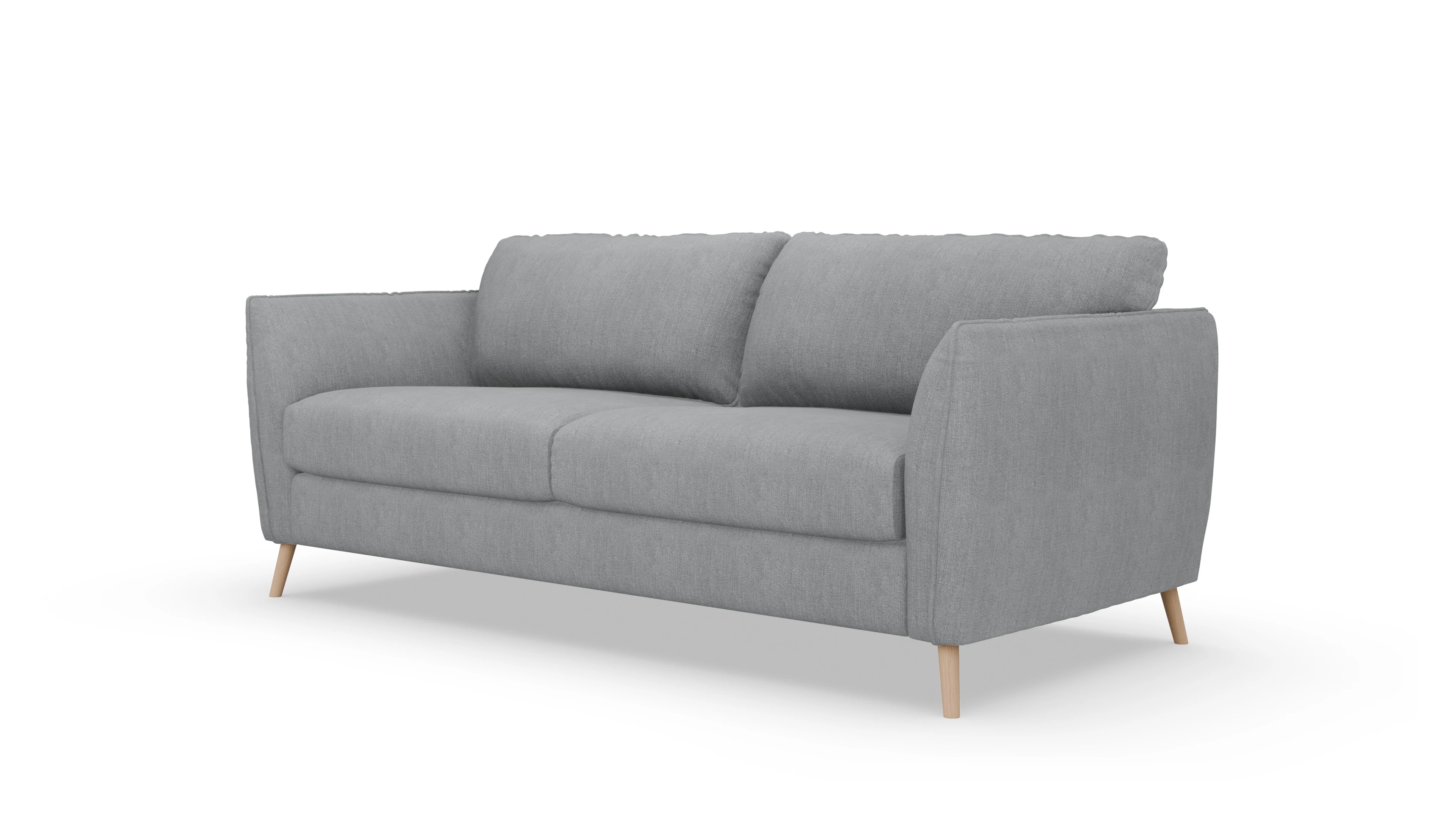 Schlafsofa Eriksen Ansicht des Produktes Eriksen 4-Sitzer in Stoff grau