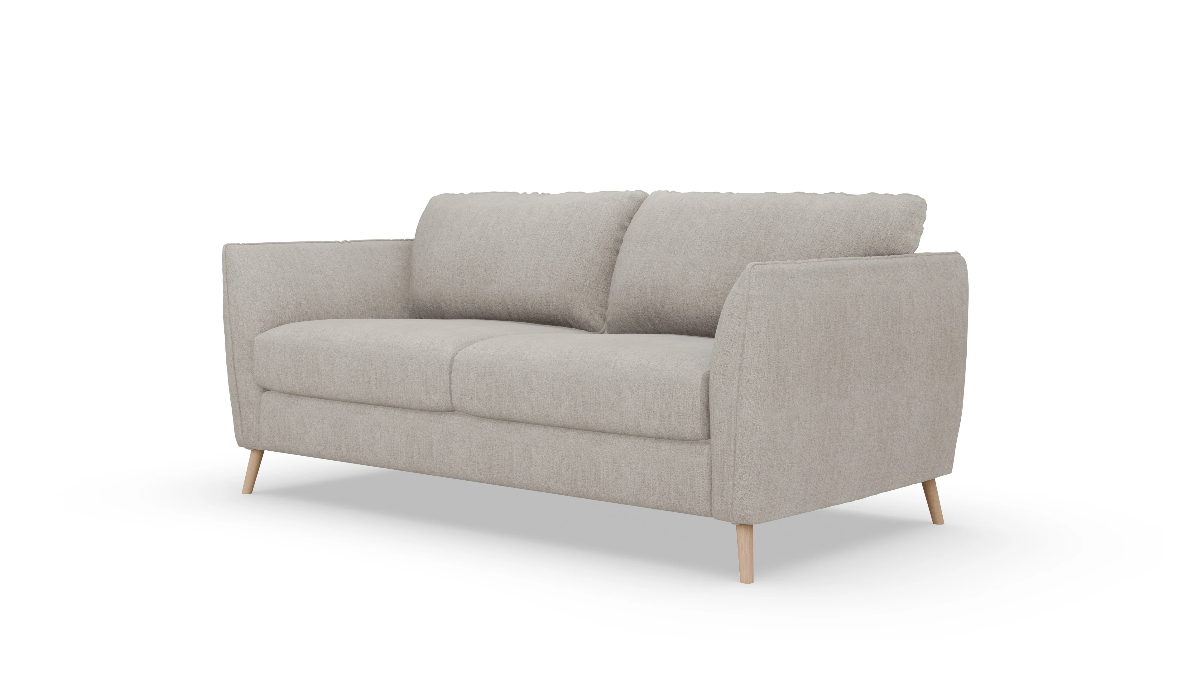 Schlafsofa Eriksen Ansicht des Produktes Eriksen 3-Sitzer in Stoff beige