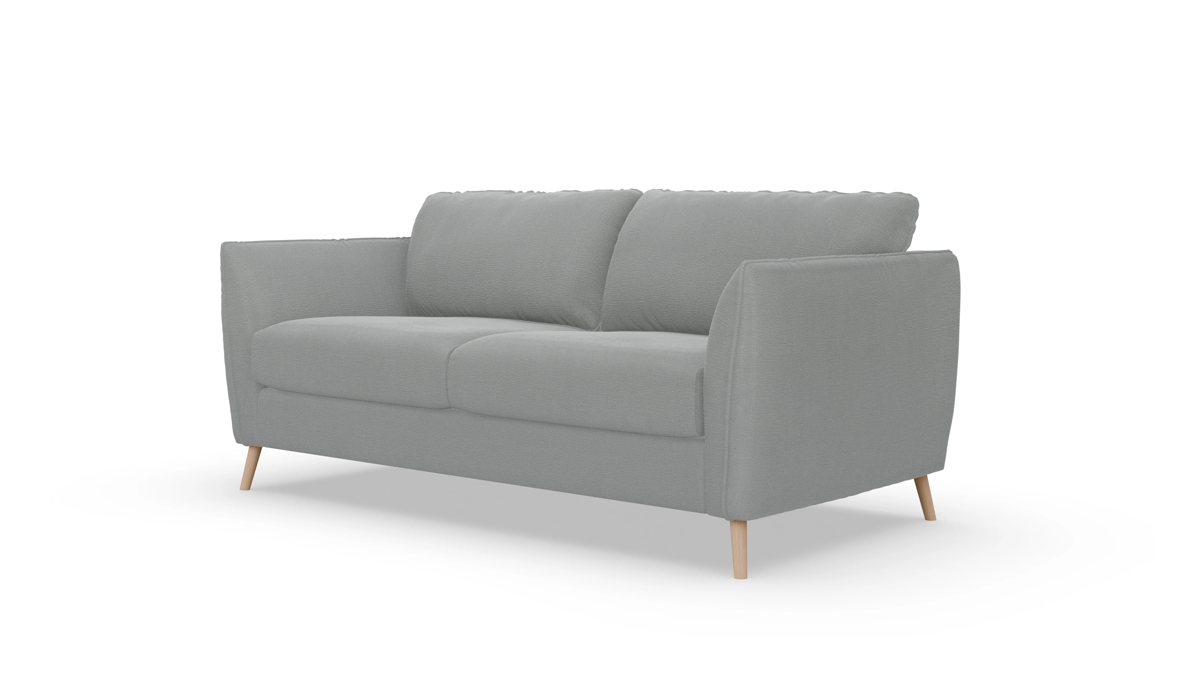 Schlafsofa Eriksen Ansicht des Produktes Eriksen 3-Sitzer in Stoff grau