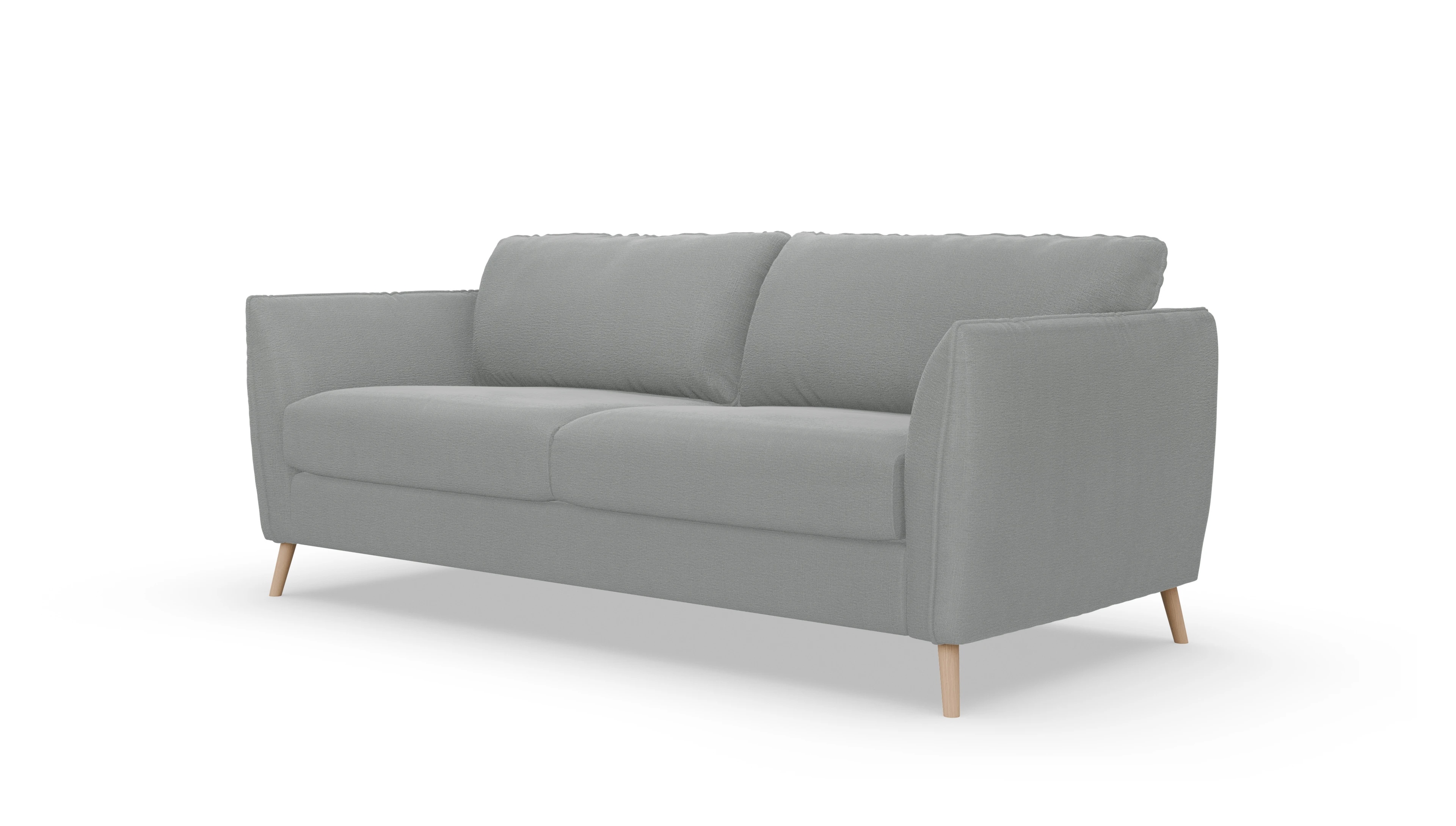 Schlafsofa Eriksen Ansicht des Produktes Eriksen 4-Sitzer in Stoff grau