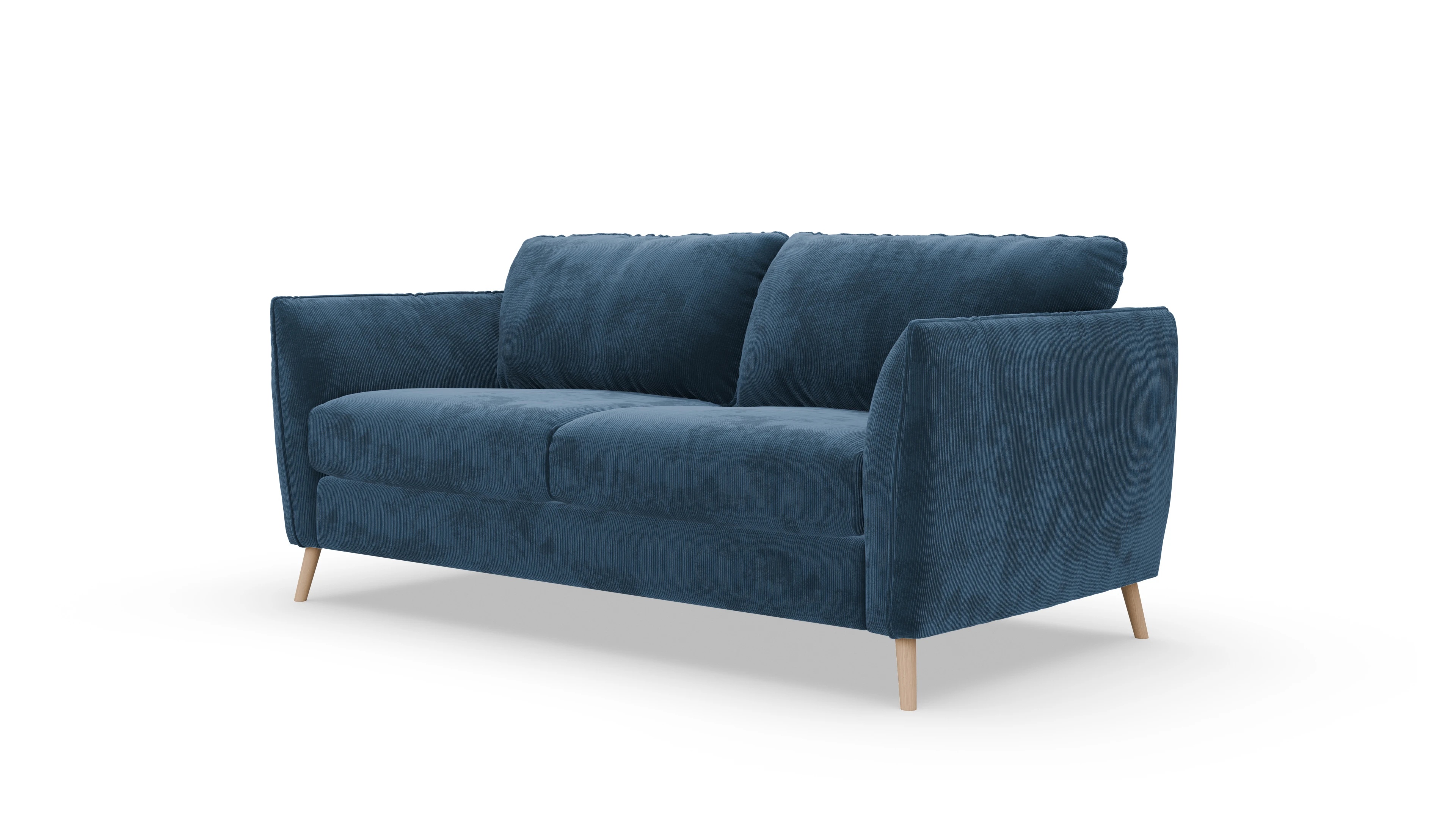 Ansicht des Produktes Eriksen 3-Sitzer in Cord blau