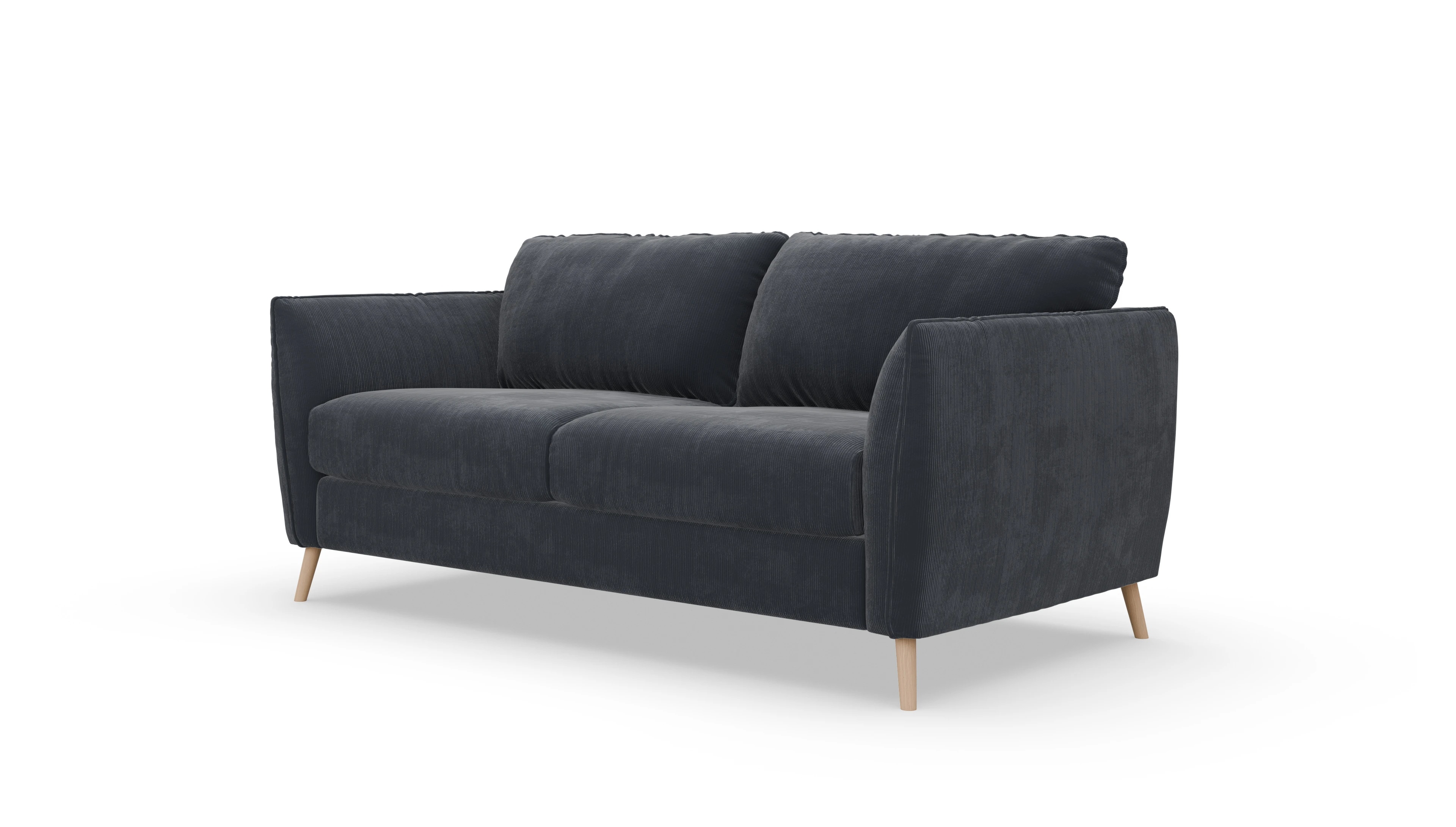 Ansicht des Produktes Eriksen 3-Sitzer in Cord blau