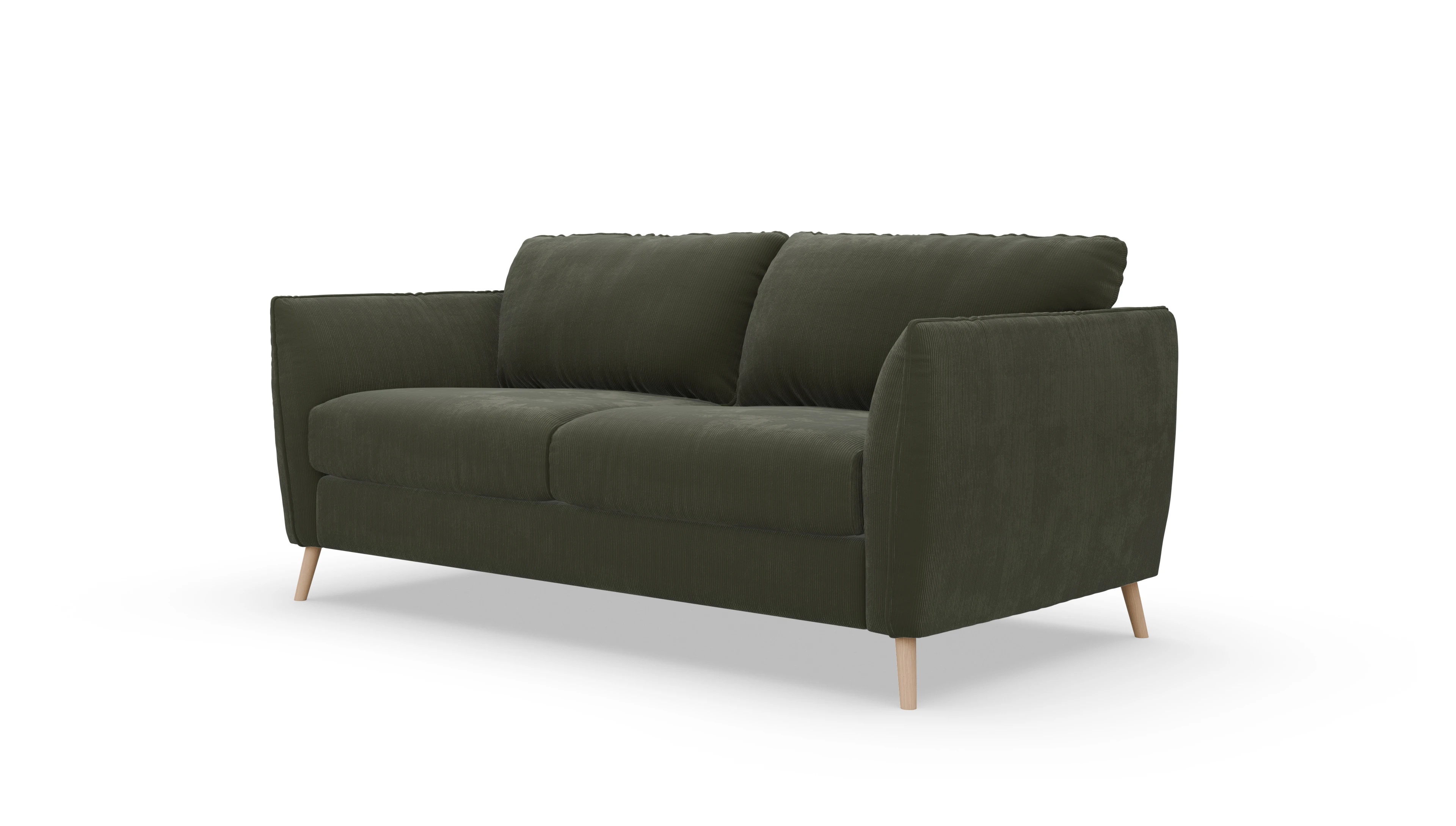 Ansicht des Produktes Eriksen 3-Sitzer in Cord grün