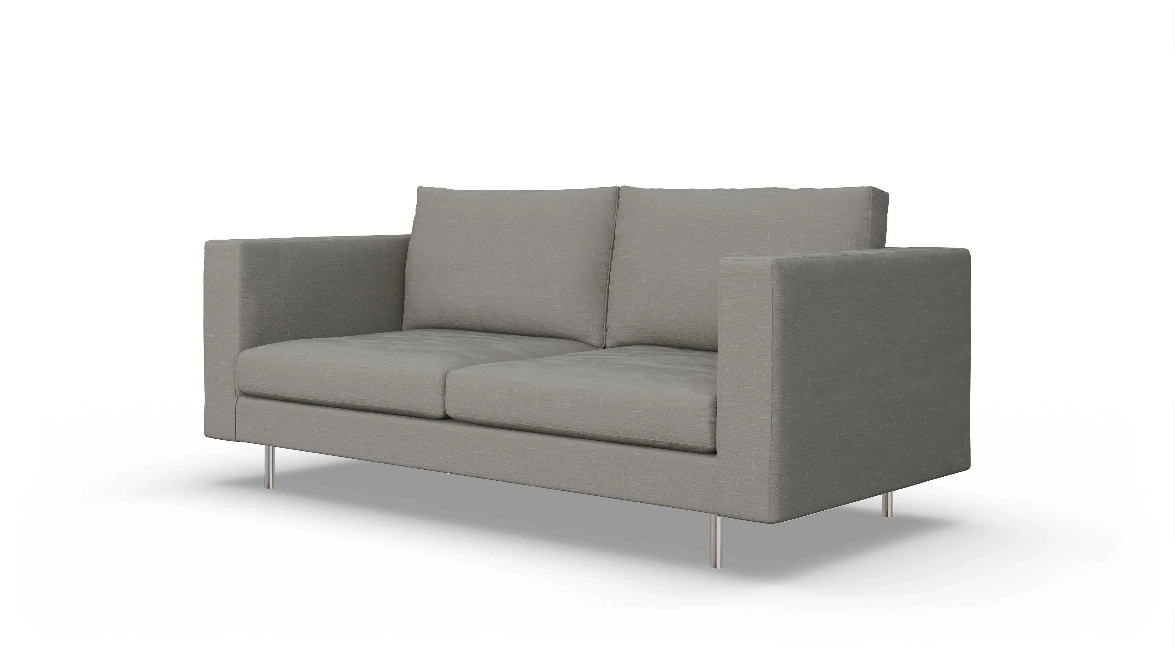 Design-Sofa Silea Ansicht des Produktes Silea 3-Sitzer in Stoff grau